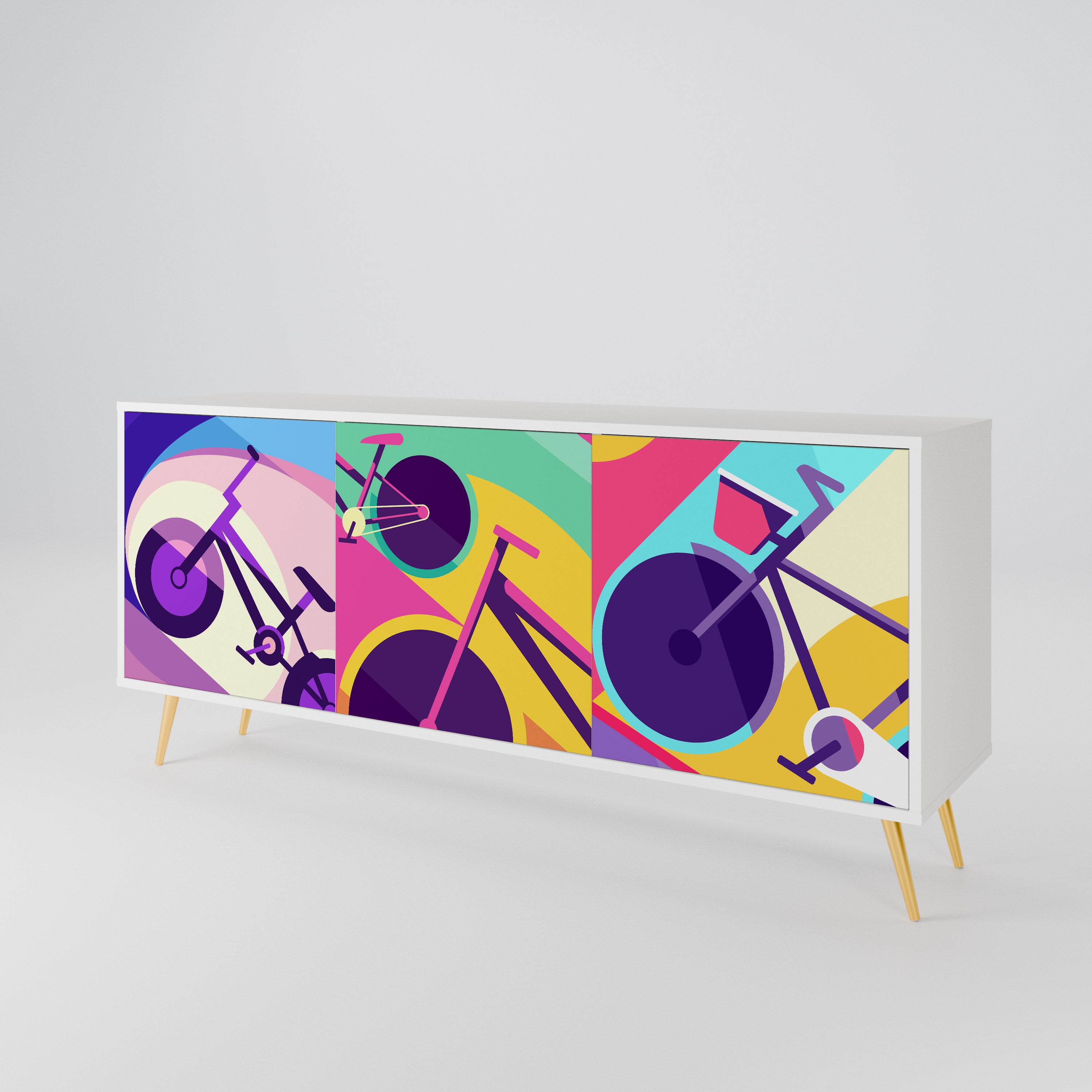 BIKE DREAMS 3-türiges Sideboard