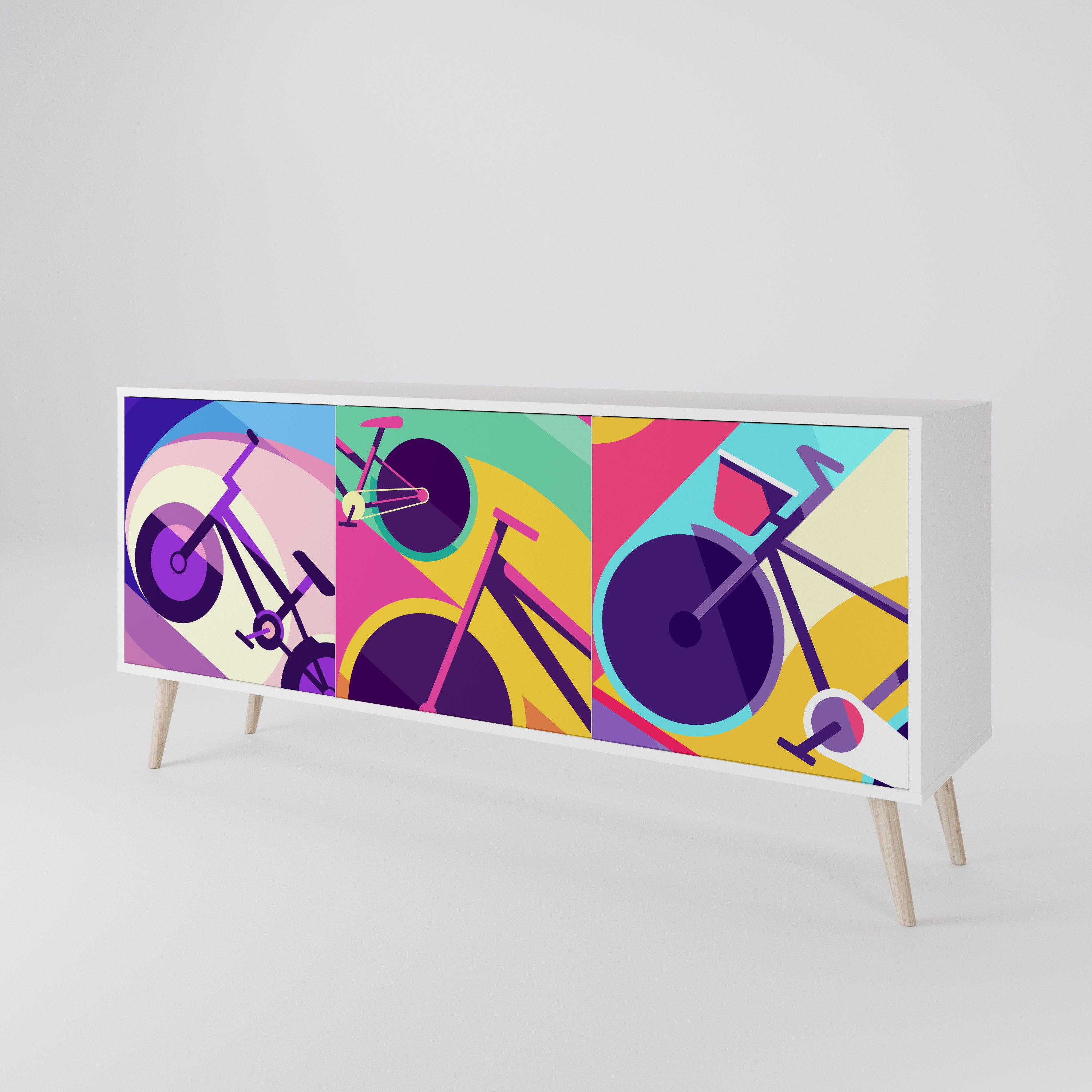 BIKE DREAMS 3-türiges Sideboard