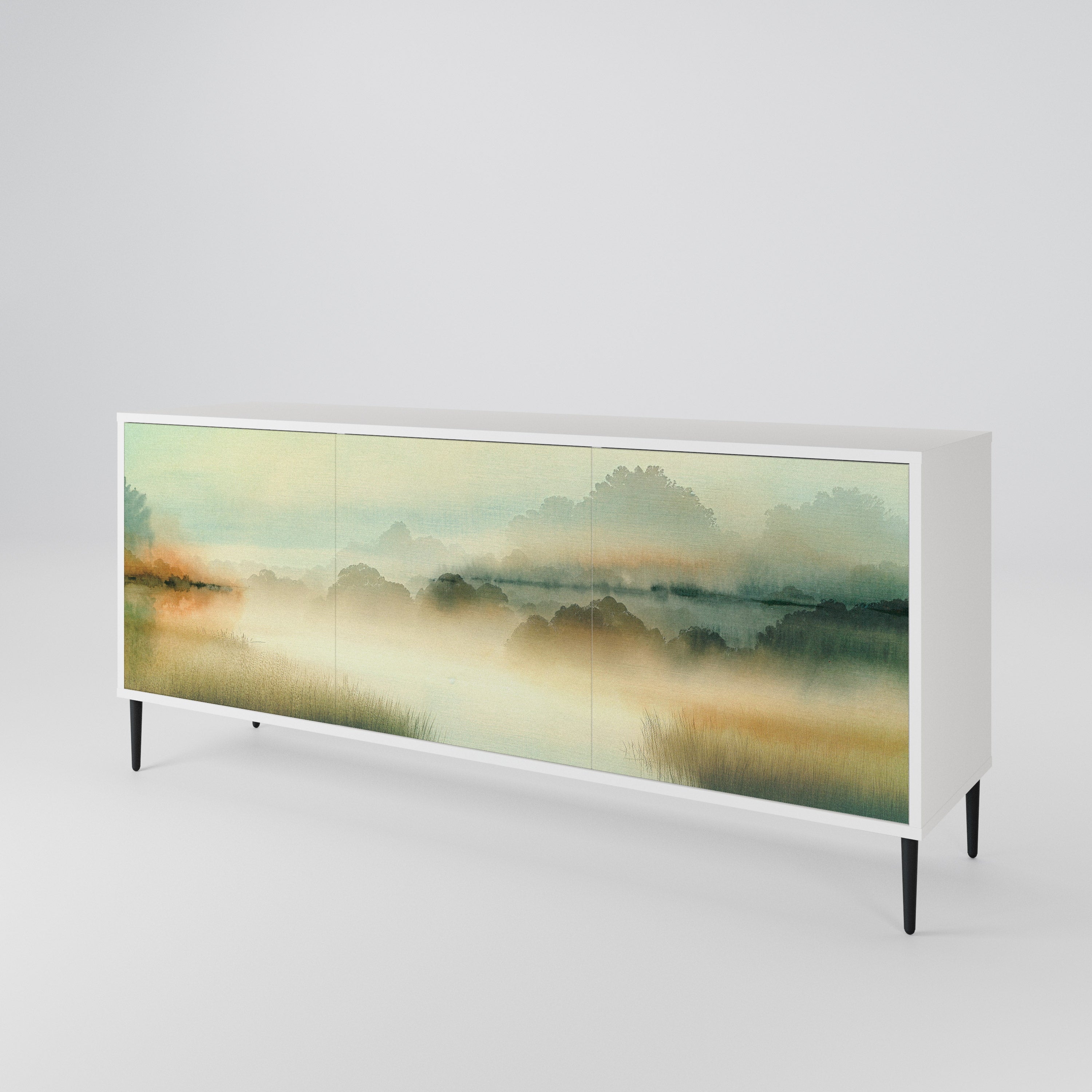 MORNING BY THE LAKE 3-türiges Sideboard