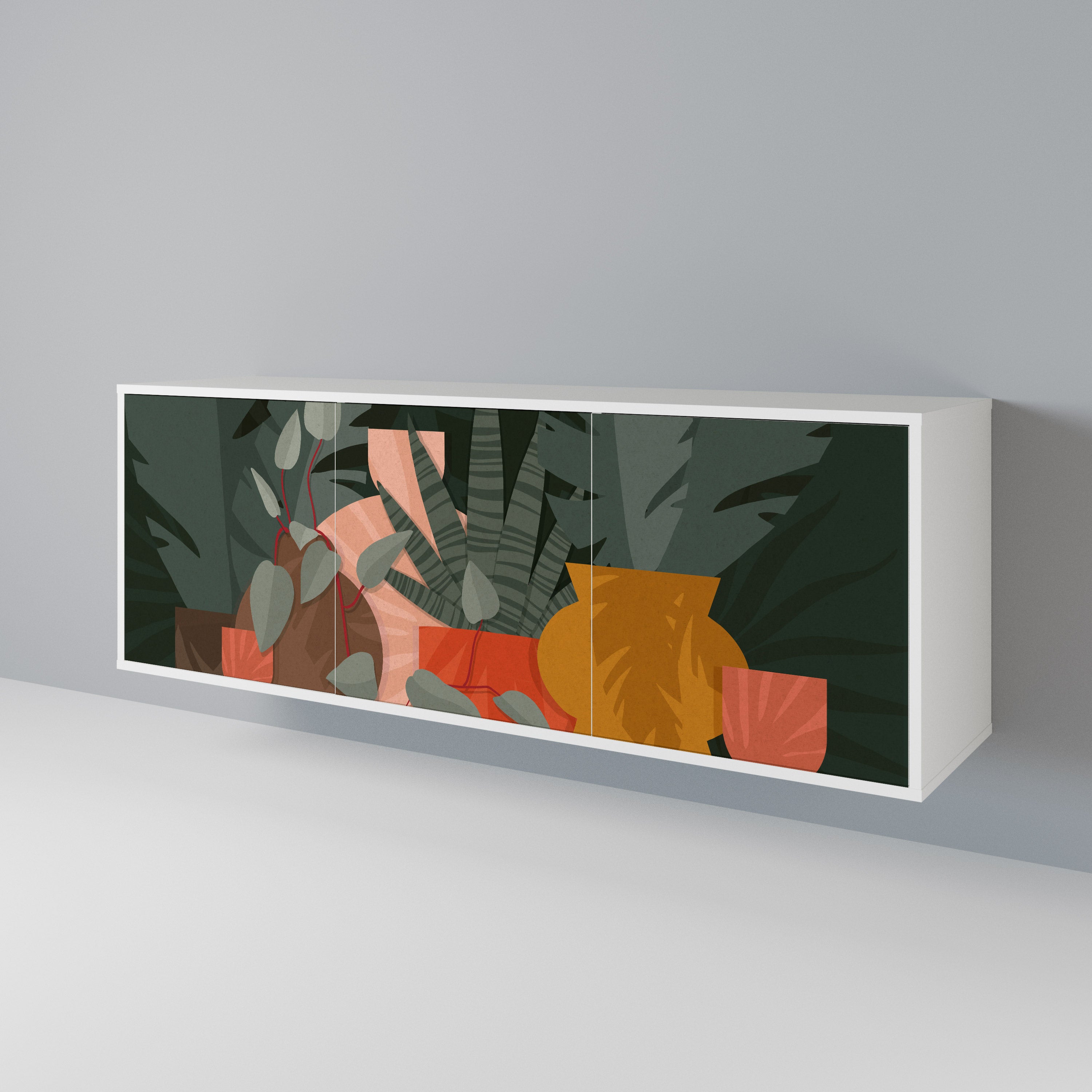 TROPICAL COMPOSITION 3-türiges Sideboard