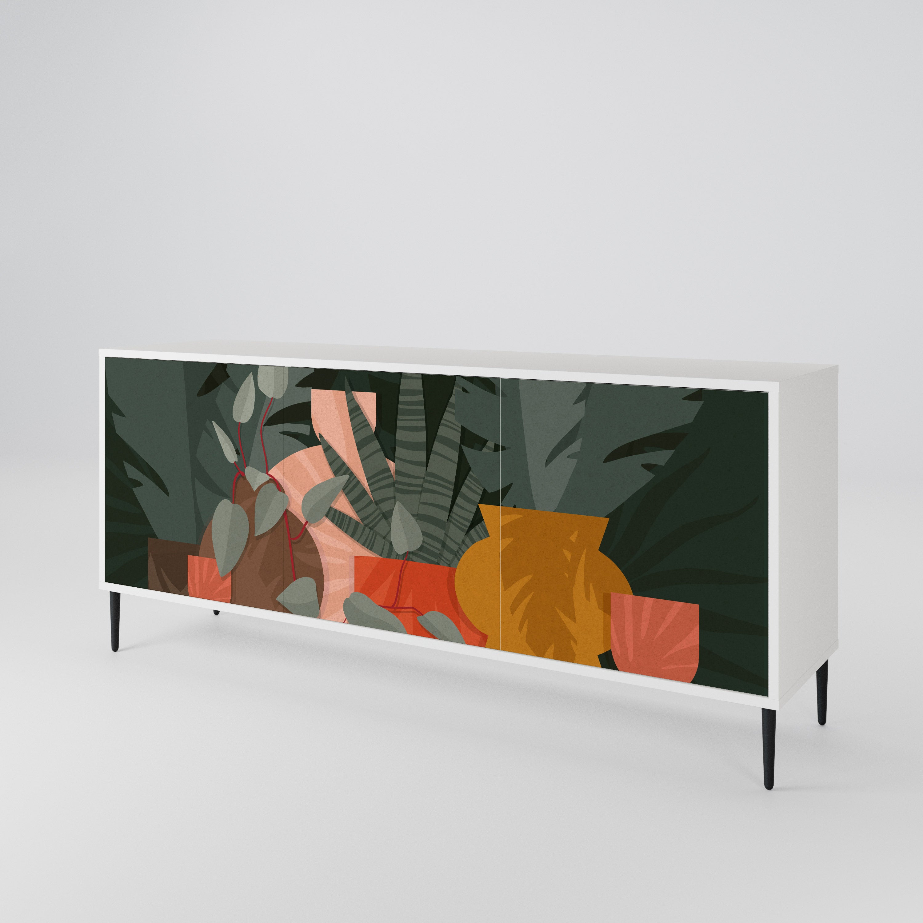 TROPICAL COMPOSITION 3-türiges Sideboard