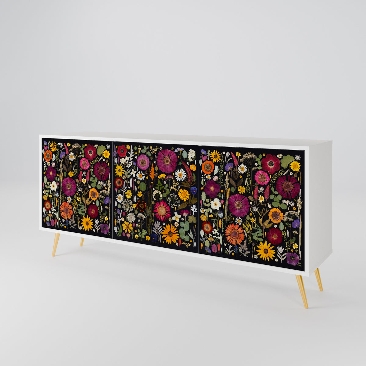MIDNIGHT GARDEN 3-Door Sideboard
