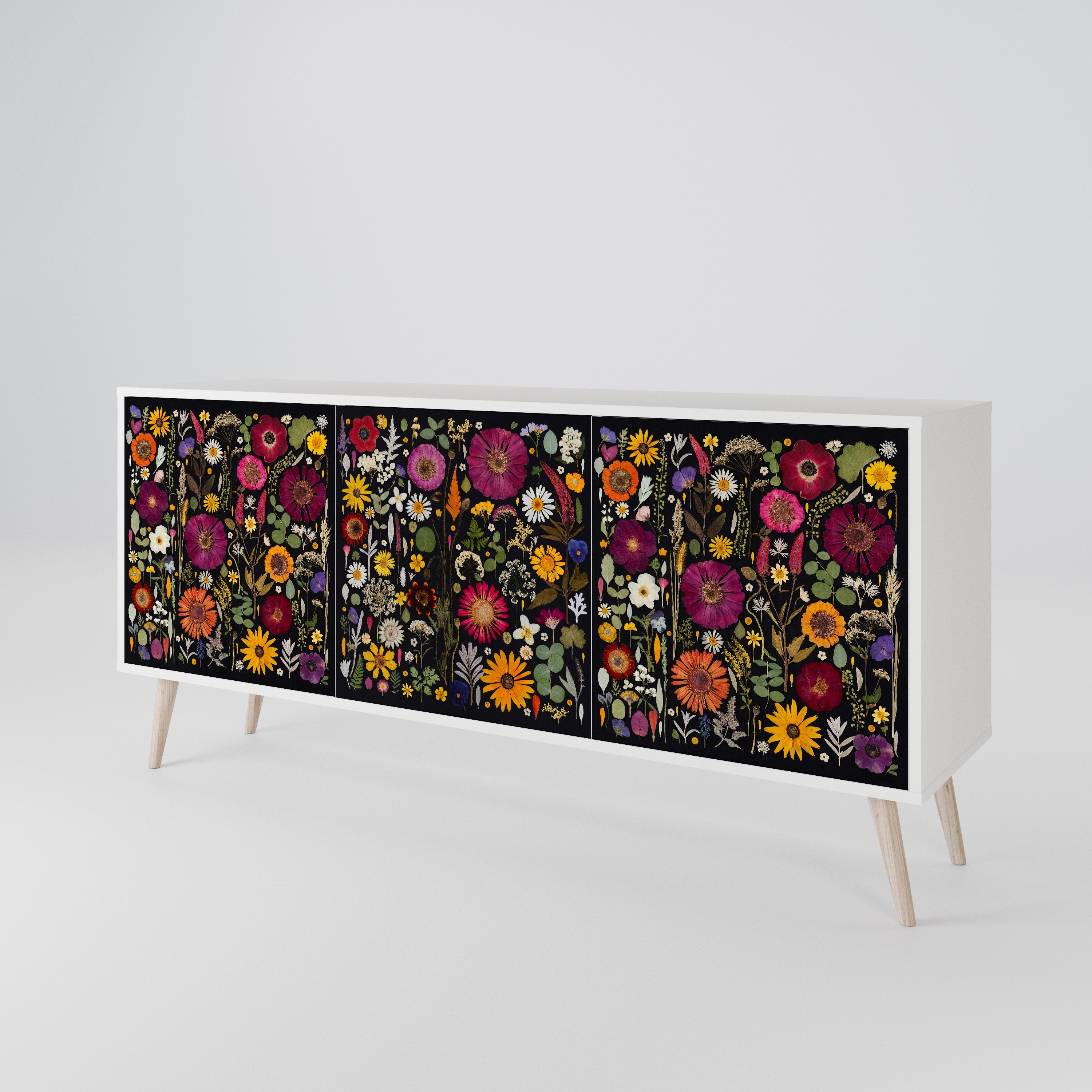 Midnight Garden 3-türiges Sideboard