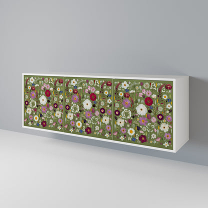 WILD GARDEN 3-türiges Sideboard