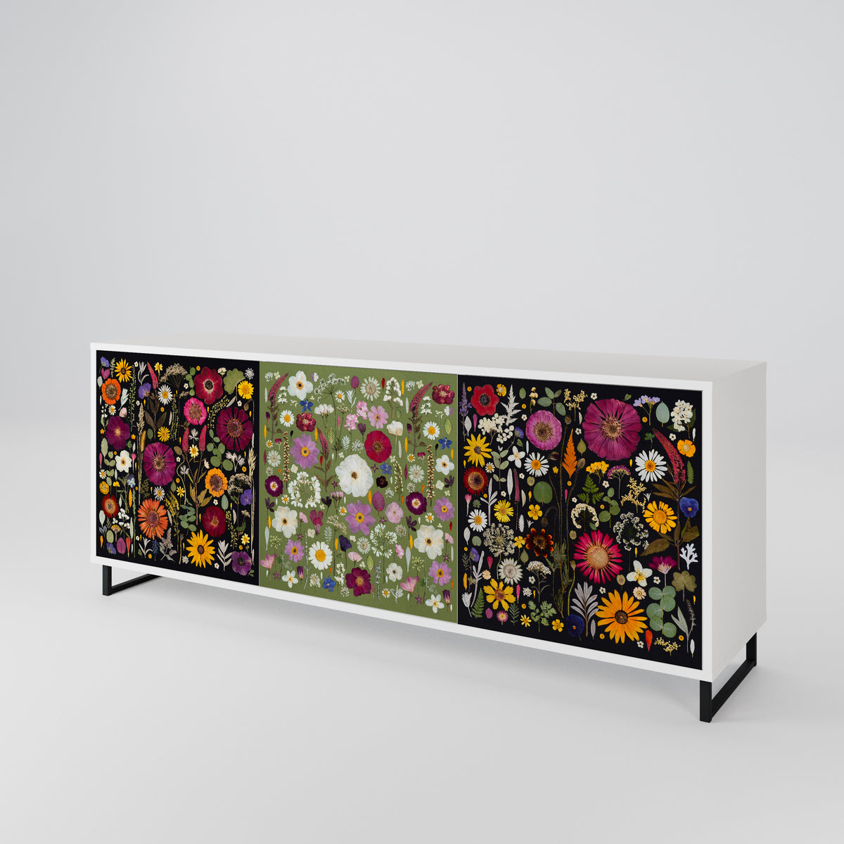 VERDANT GARDEN 3-Door Sideboard