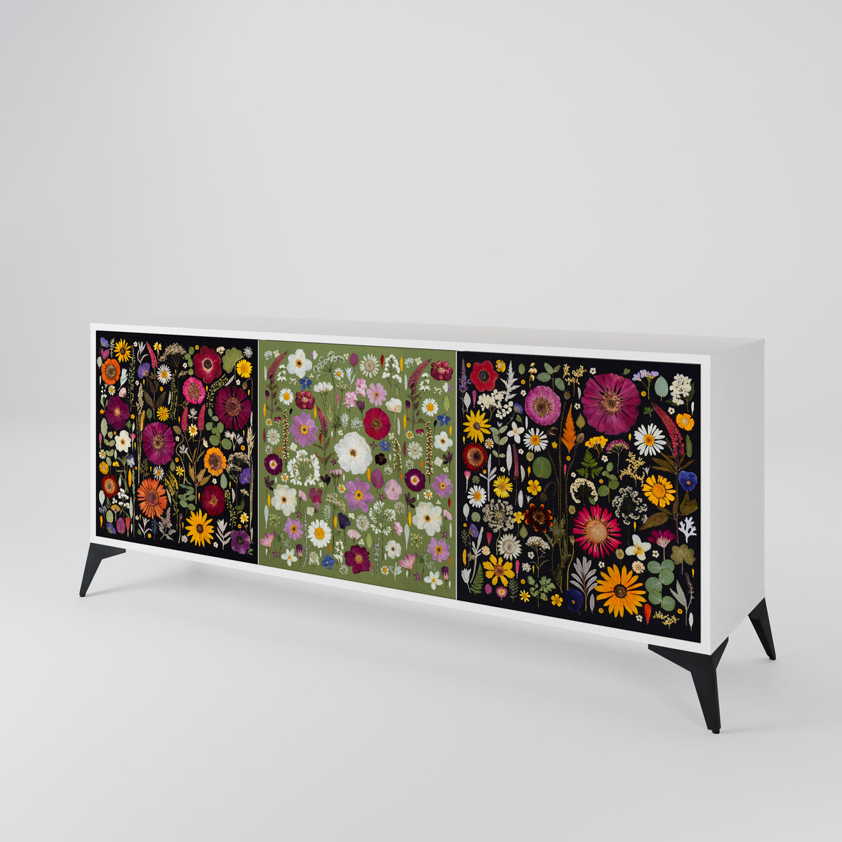 VERDANT GARDEN 3-Door Sideboard