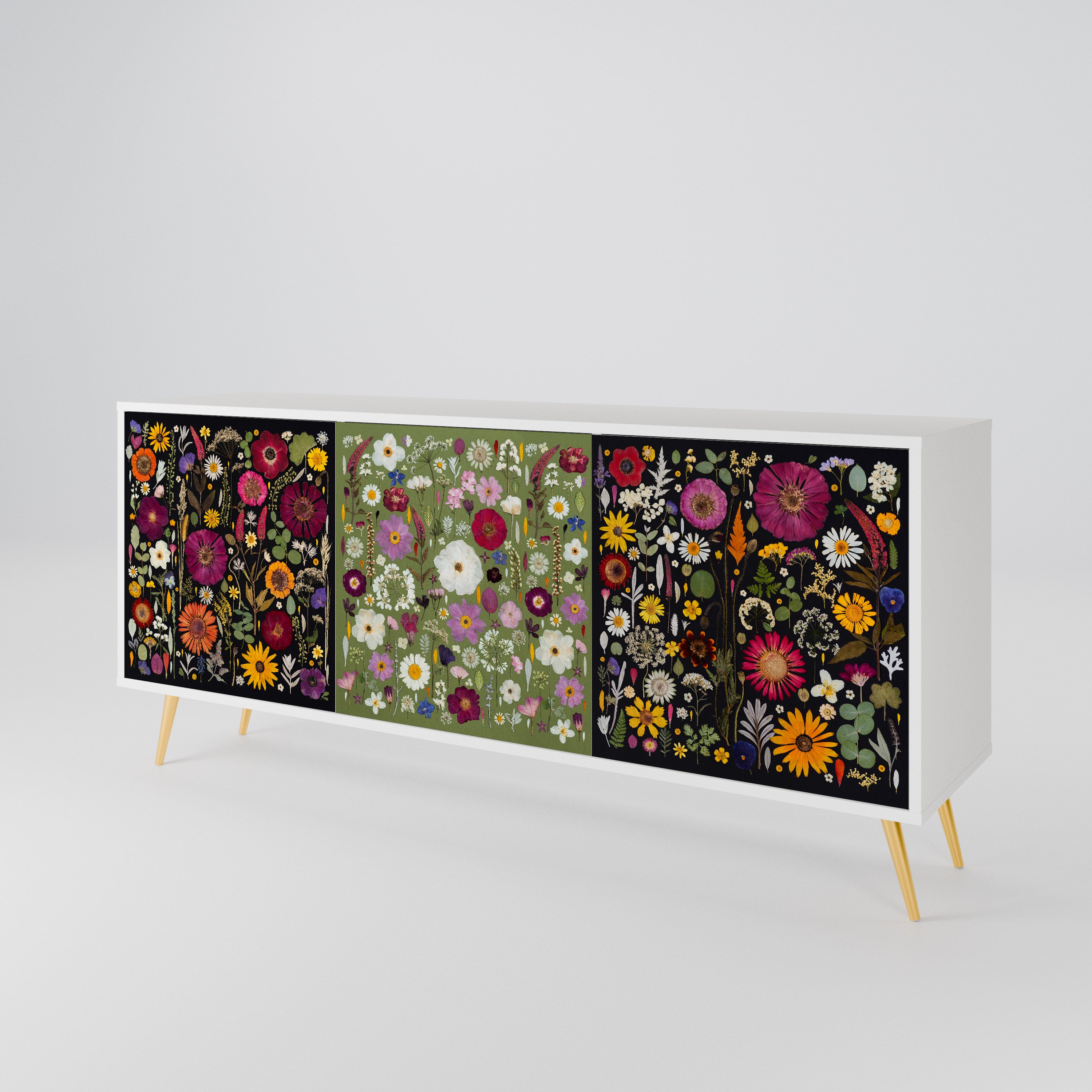 Verdant Garden 3-türiges Sideboard