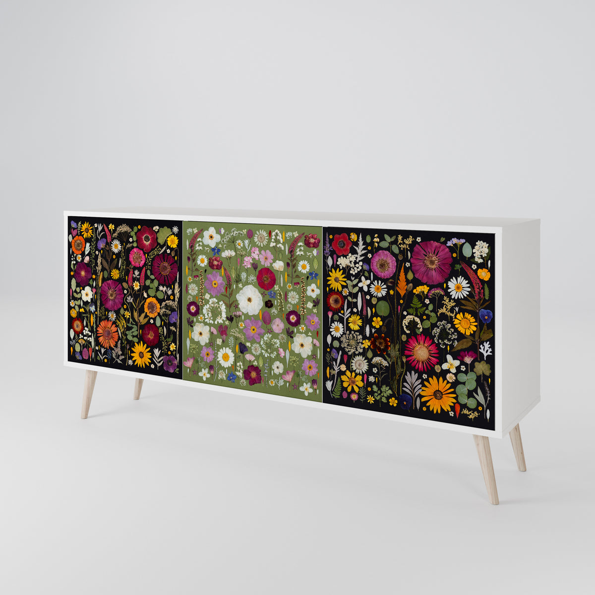 VERDANT GARDEN 3-Door Sideboard