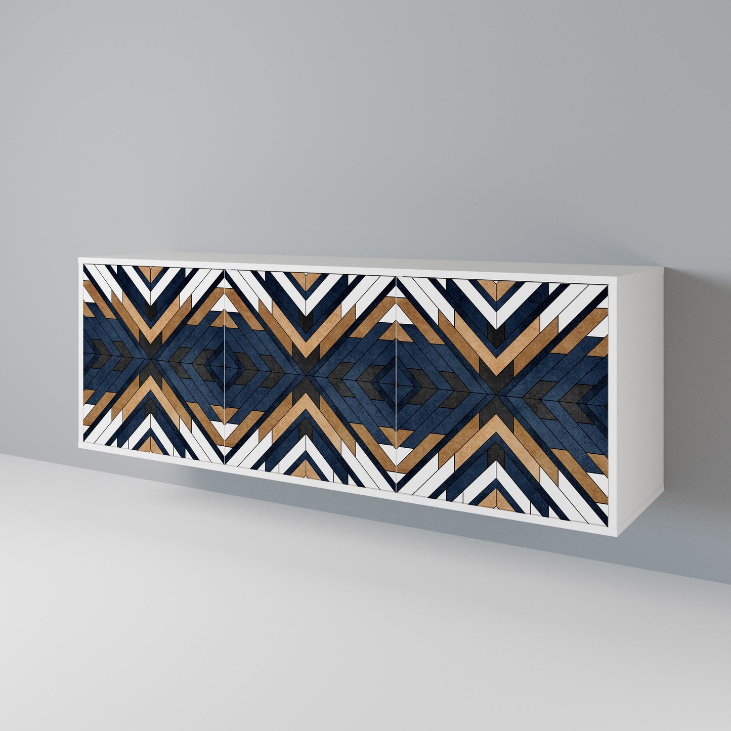 ARTFUL GEOMETRY 3-türiges Sideboard