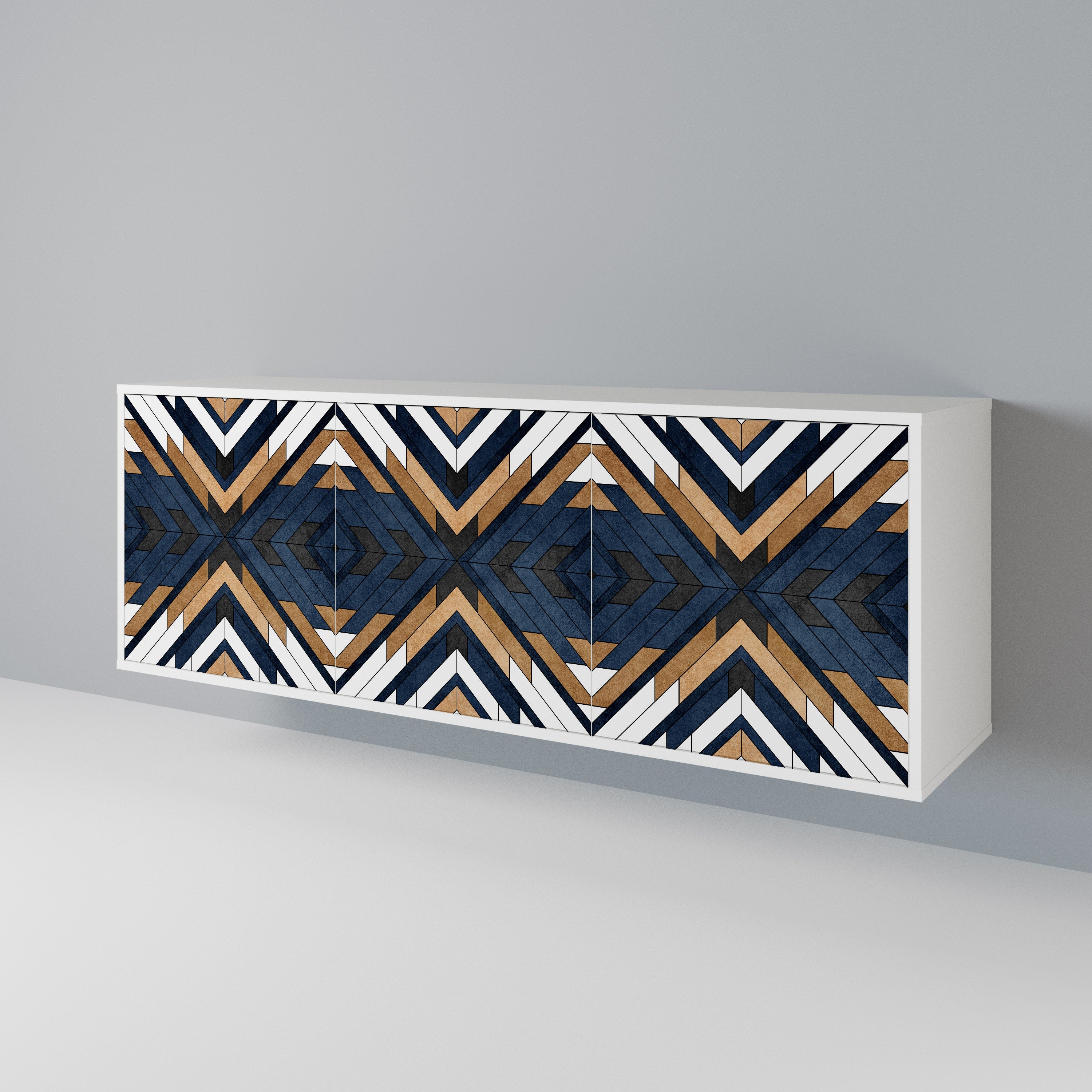 ARTFUL GEOMETRY 3-türiges Sideboard