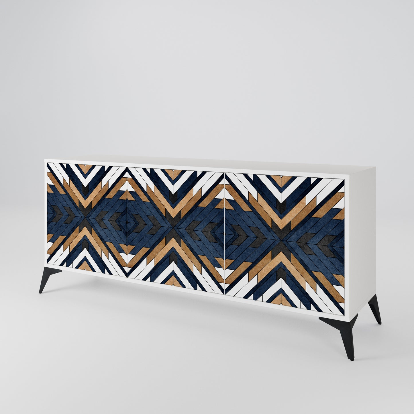 ARTFUL GEOMETRY 3-türiges Sideboard