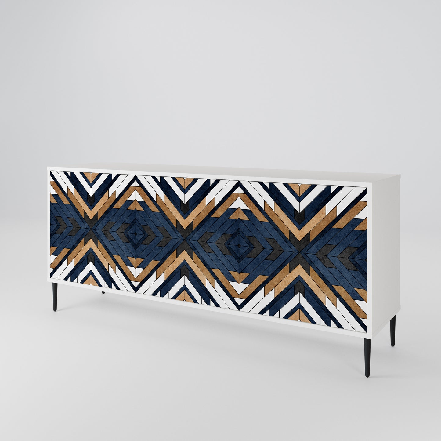 ARTFUL GEOMETRY 3-türiges Sideboard