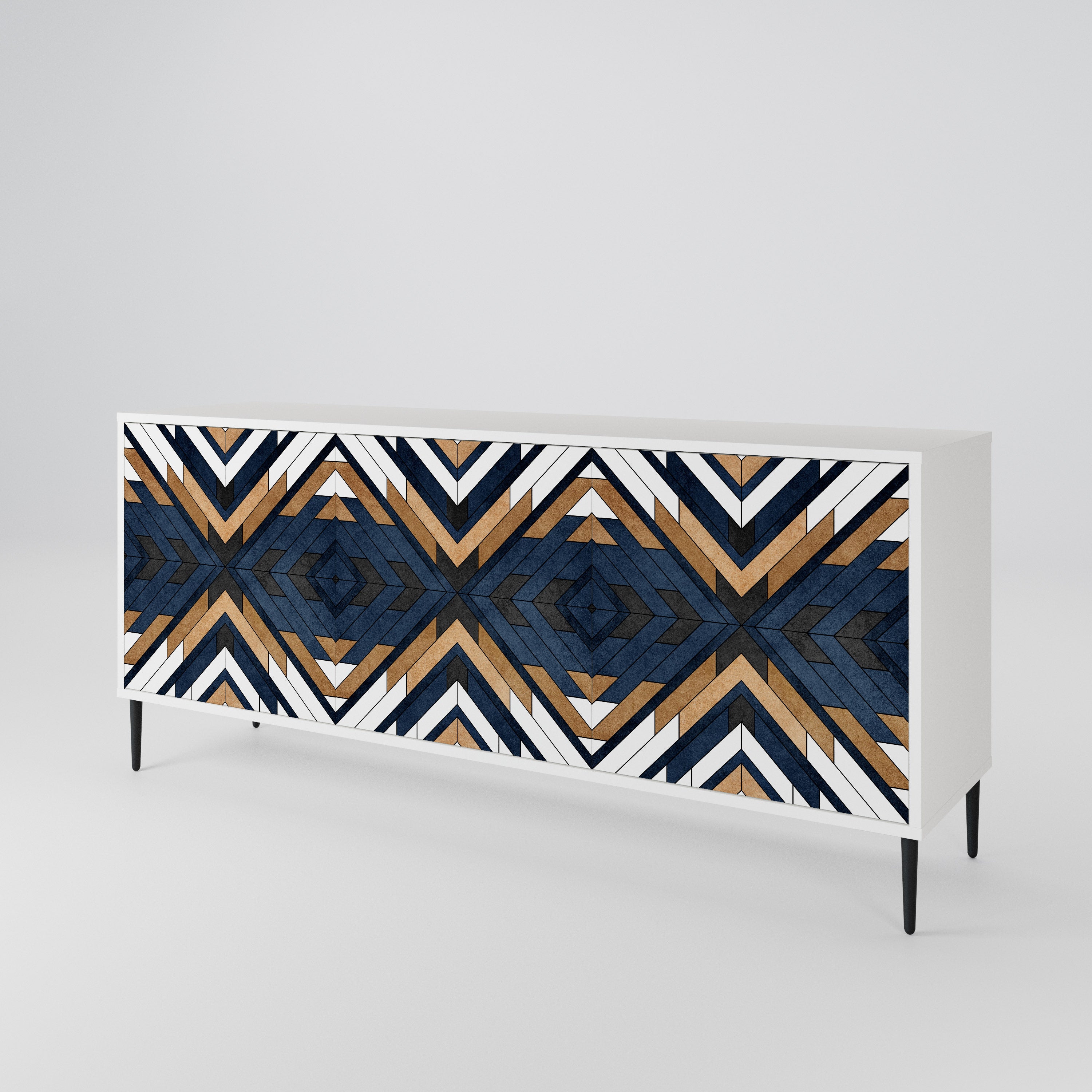 ARTFUL GEOMETRY 3-türiges Sideboard