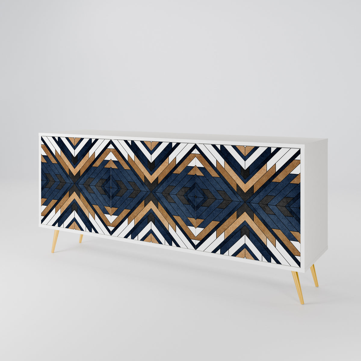 ARTFUL GEOMETRY 3-türiges Sideboard