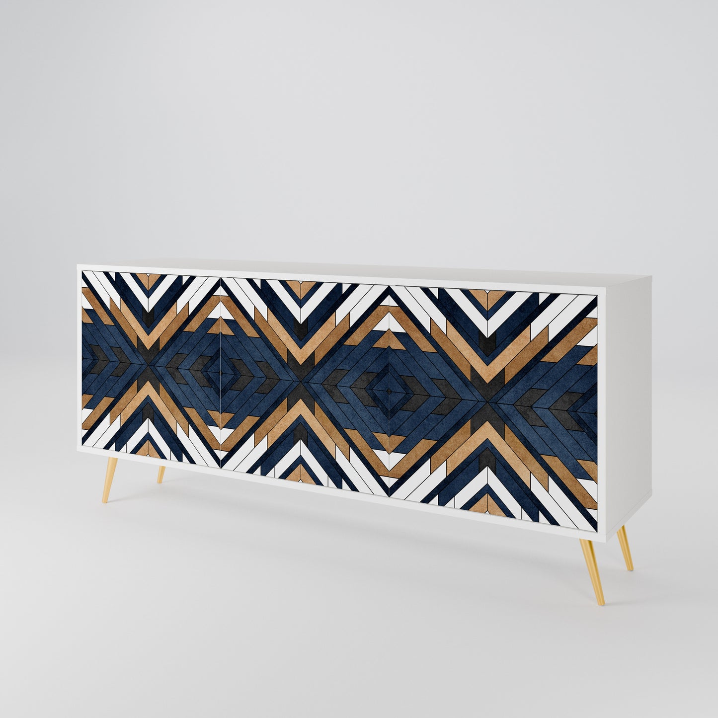 ARTFUL GEOMETRY 3-türiges Sideboard
