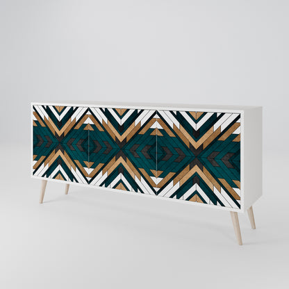ARTISTIC GEOMETRY 3-türiges Sideboard