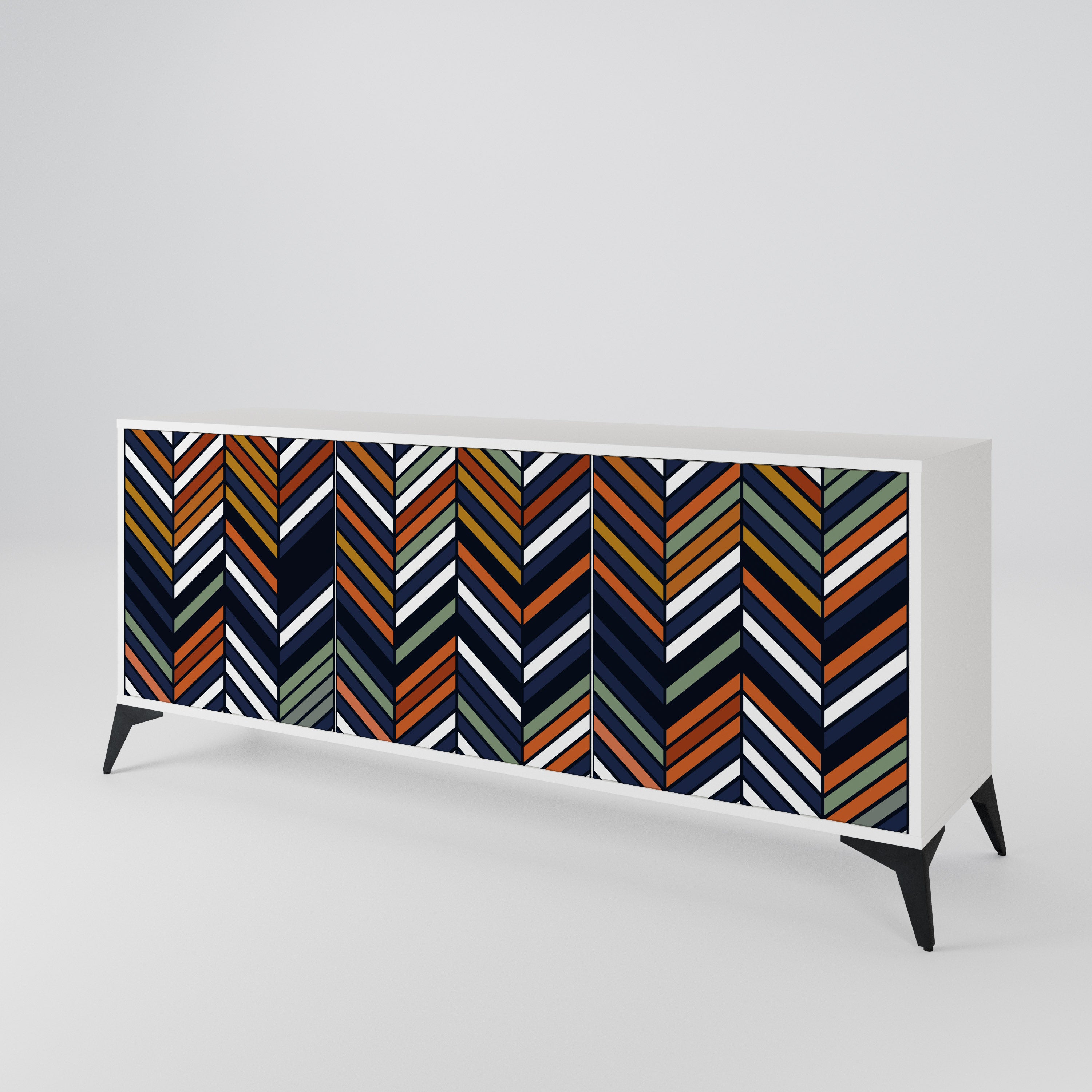 VIBRANT PATCHWORK 3-türiges Sideboard