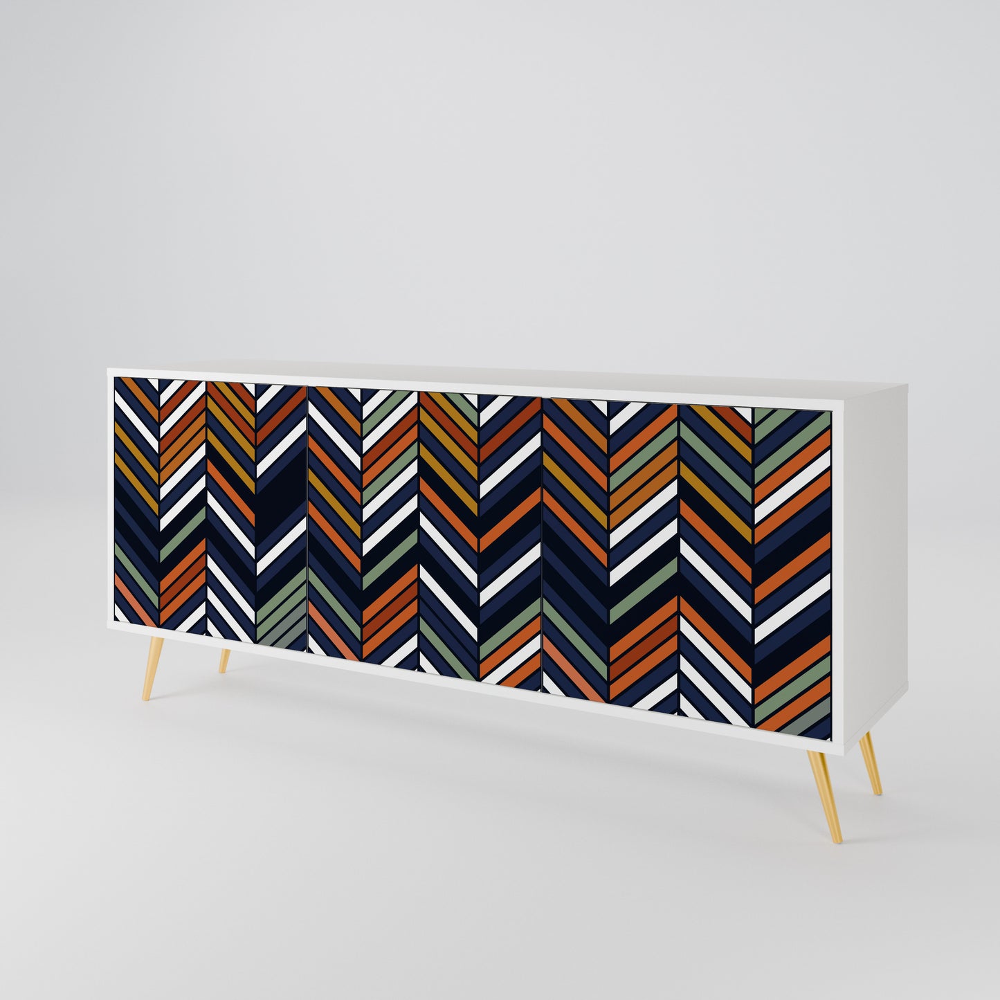 VIBRANT PATCHWORK 3-türiges Sideboard