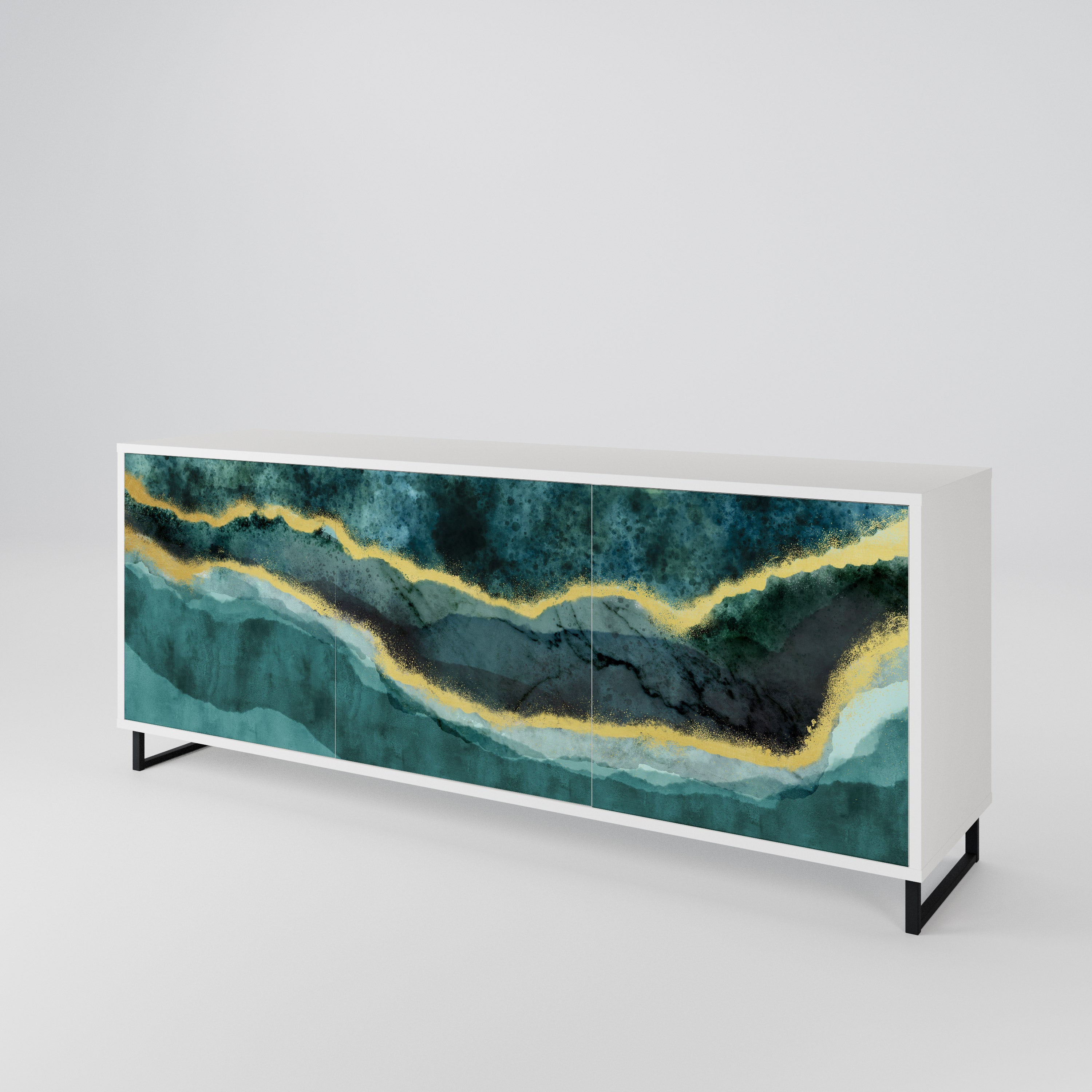 GOLDRUSH ODYSSEY 3-türiges Sideboard