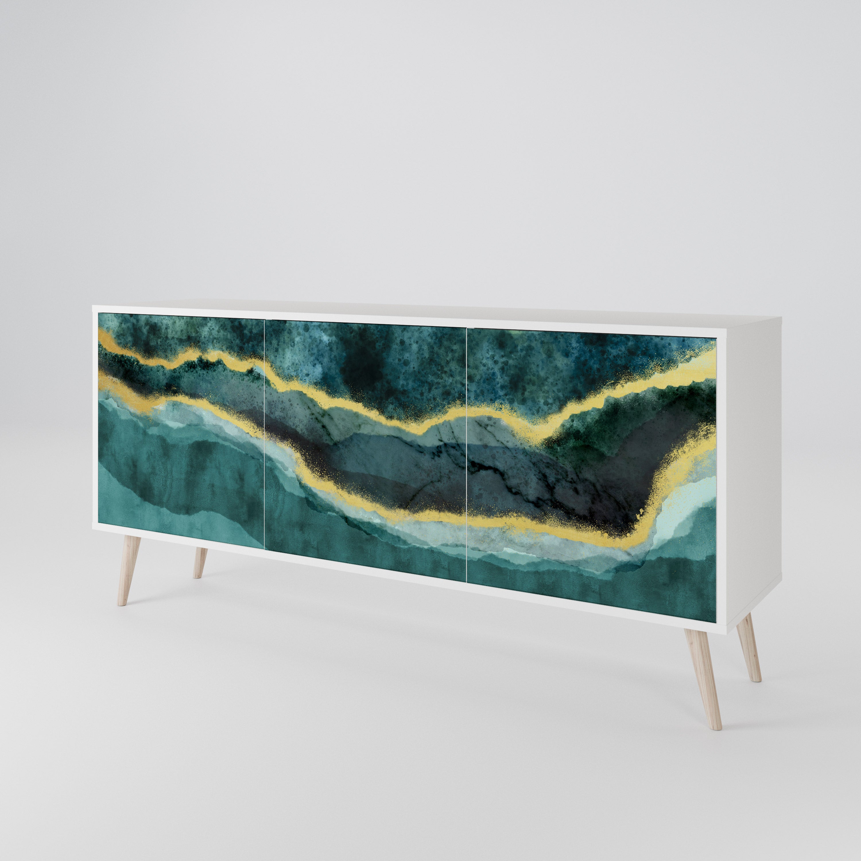 GOLDRUSH ODYSSEY 3-türiges Sideboard