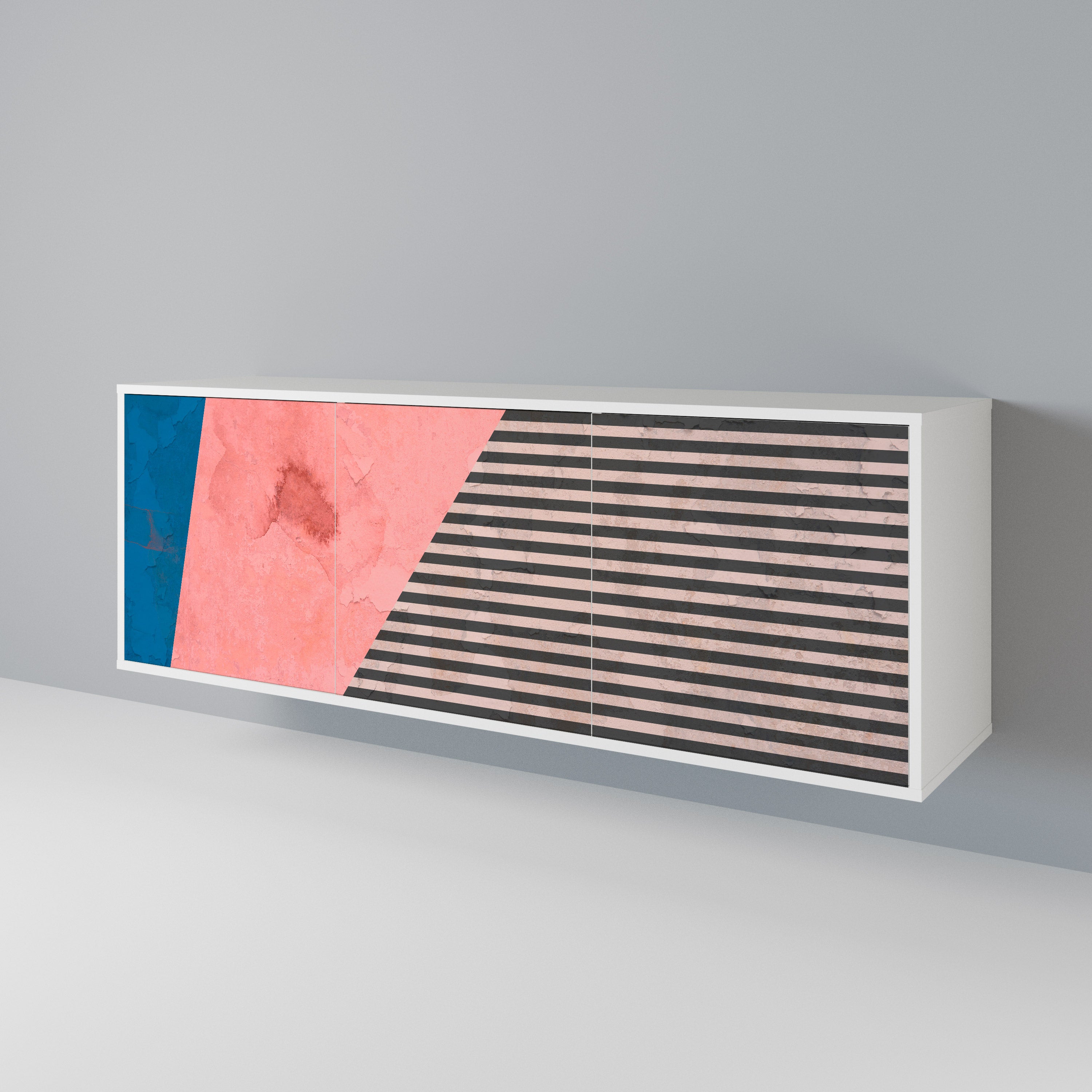 GLAMOROUS STRIPE 3-türiges Sideboard