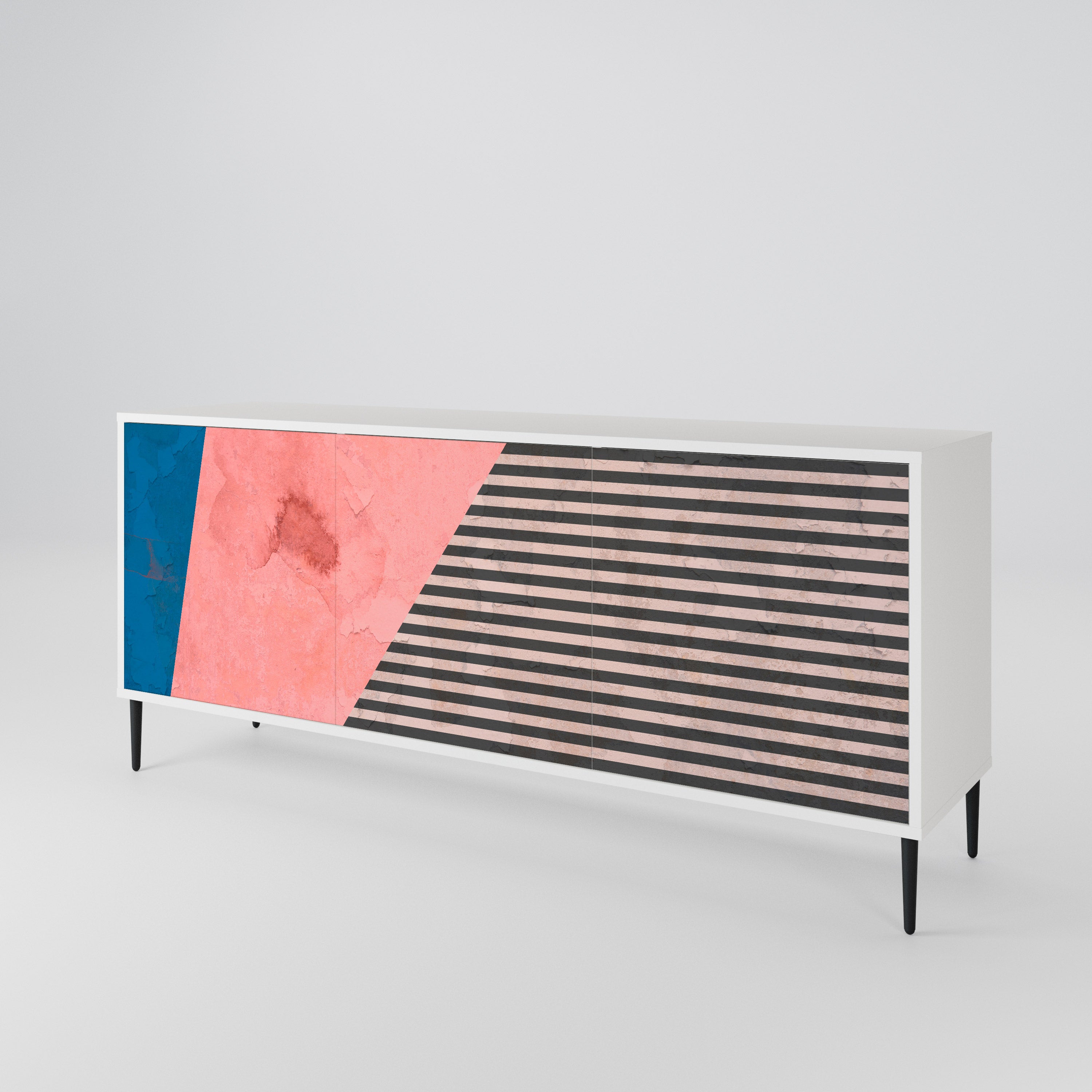 GLAMOROUS STRIPE 3-türiges Sideboard