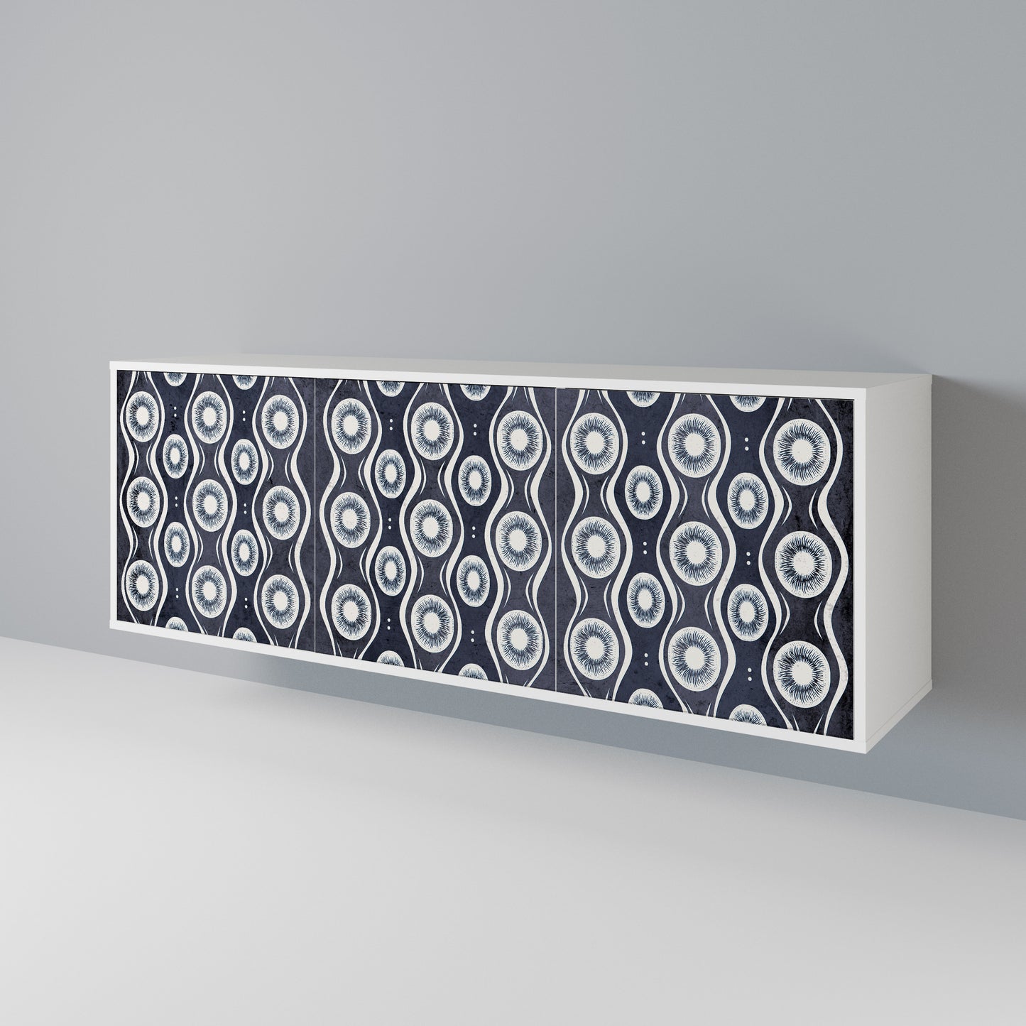 GRAPHITE EYES 3-türiges Sideboard