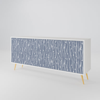 GRAPHITE RAIN 3-türiges Sideboard