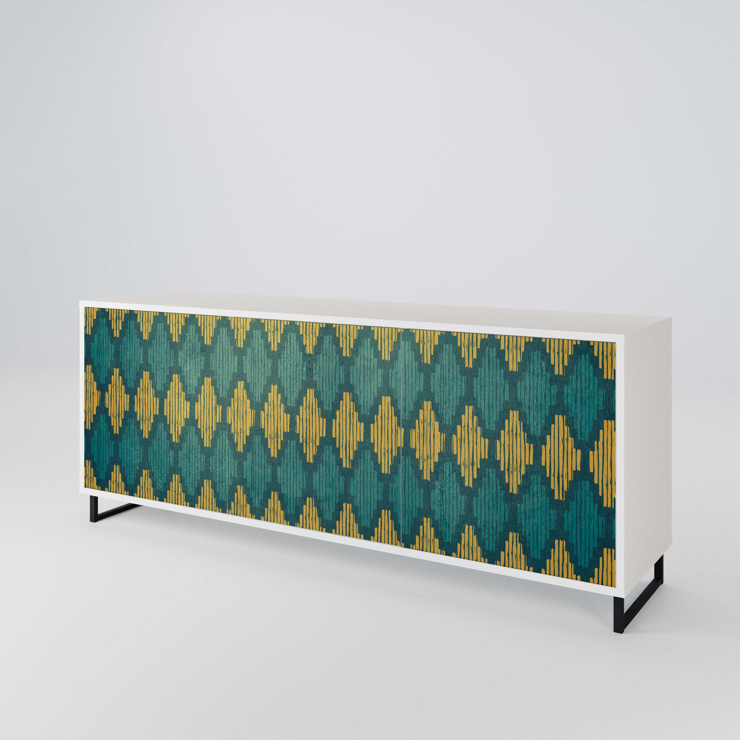 POLYGONS 3-Door Sideboard
