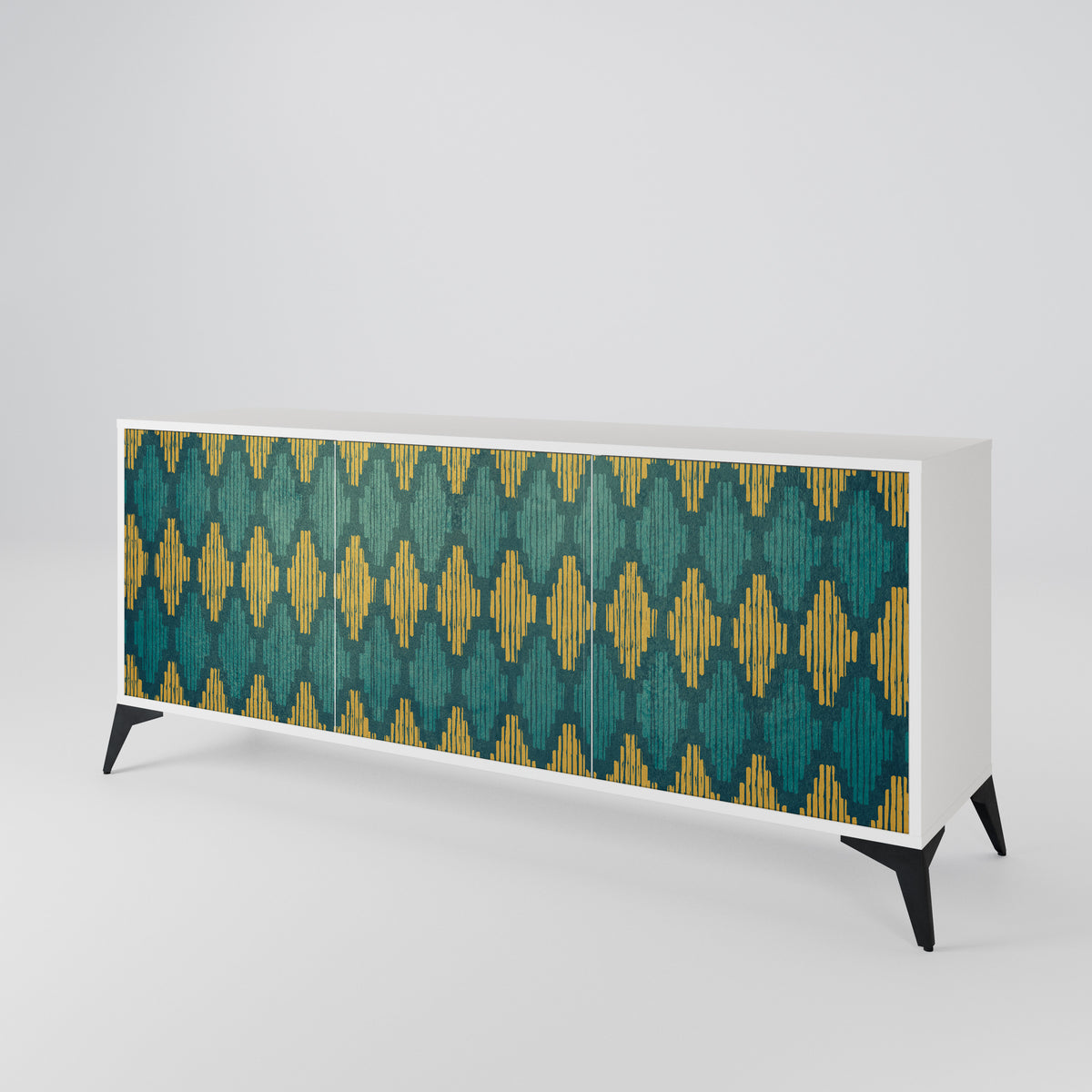 POLYGONS 3-türiges Sideboard