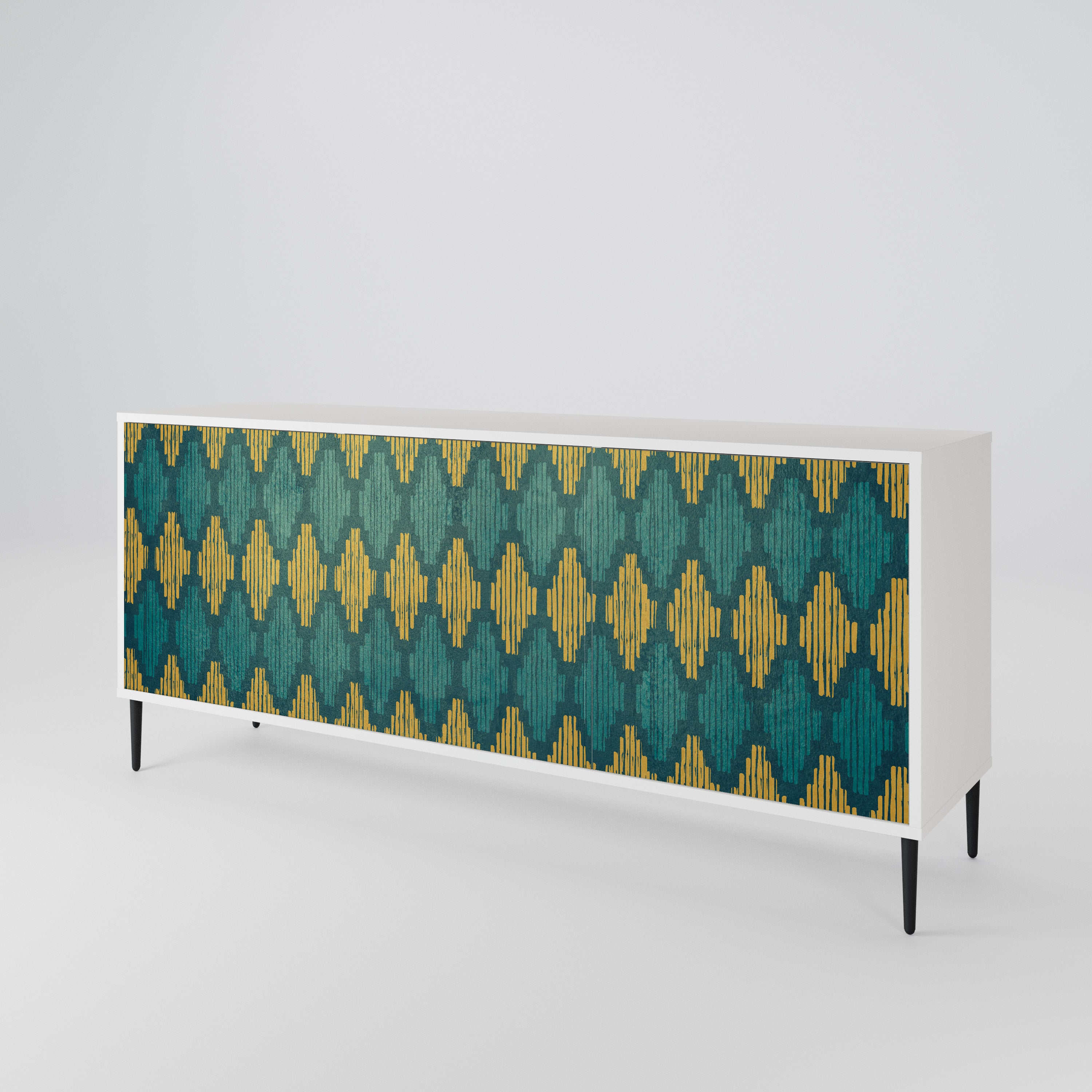 POLYGONS 3-Door Sideboard