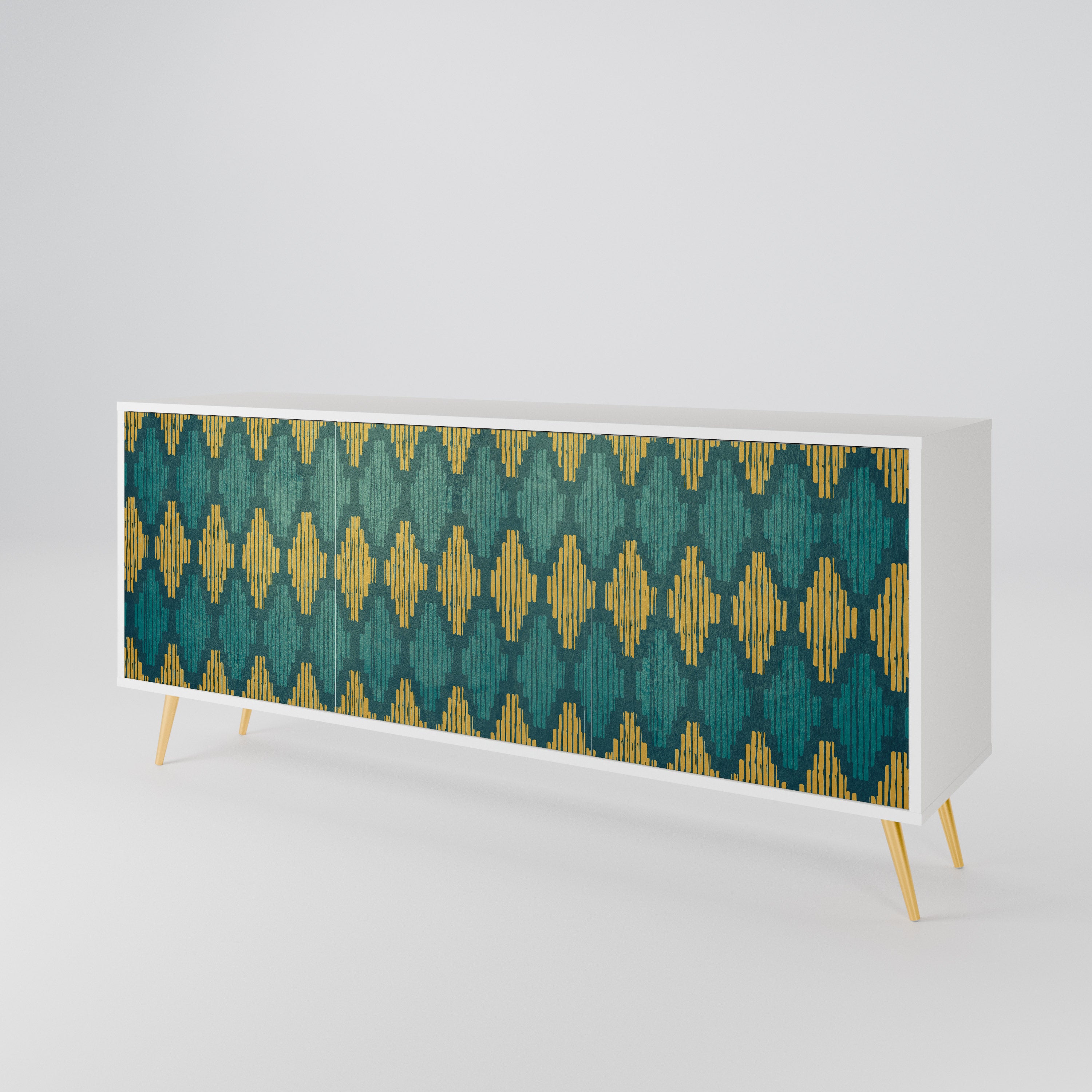 POLYGONS 3-Door Sideboard