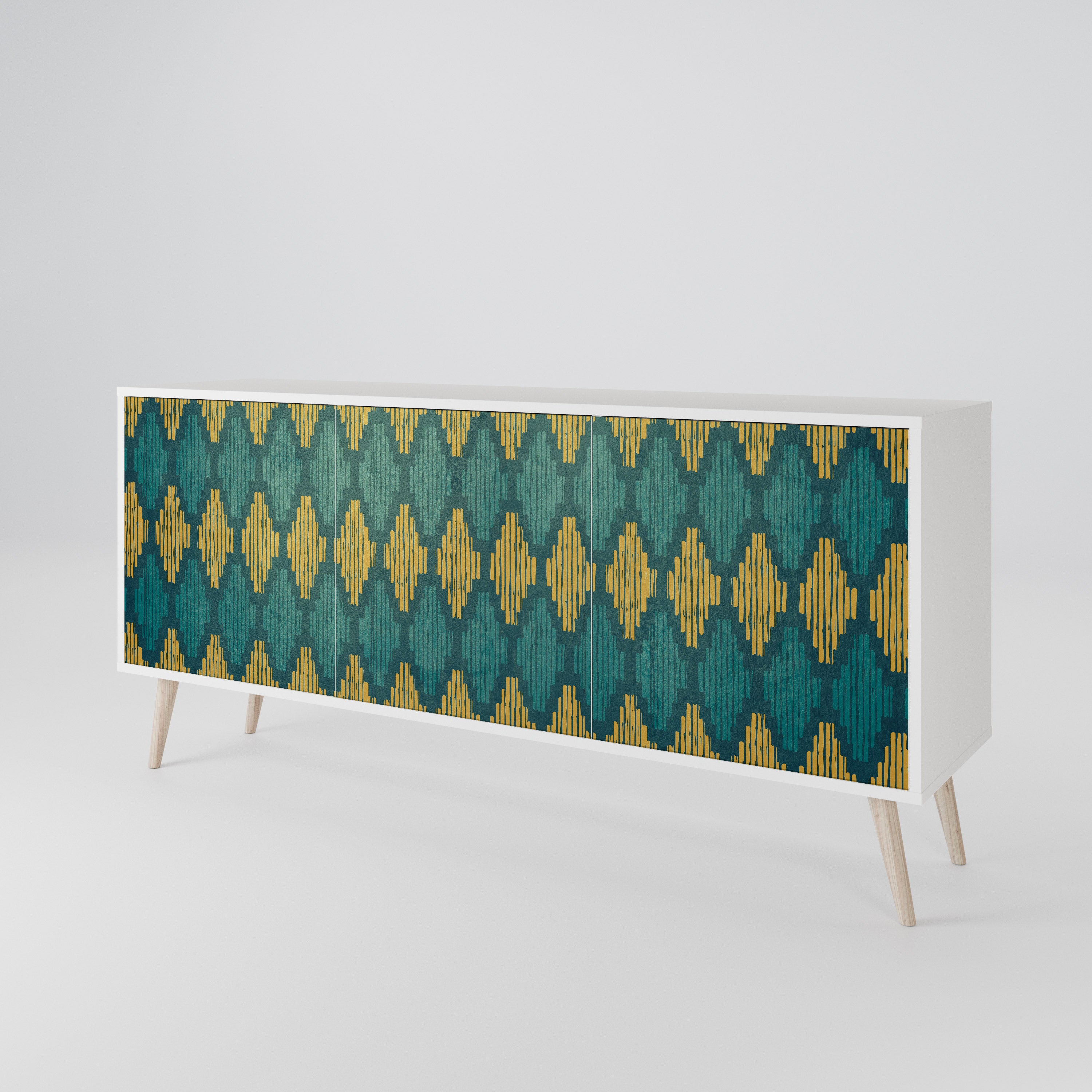 POLYGONS 3-Door Sideboard