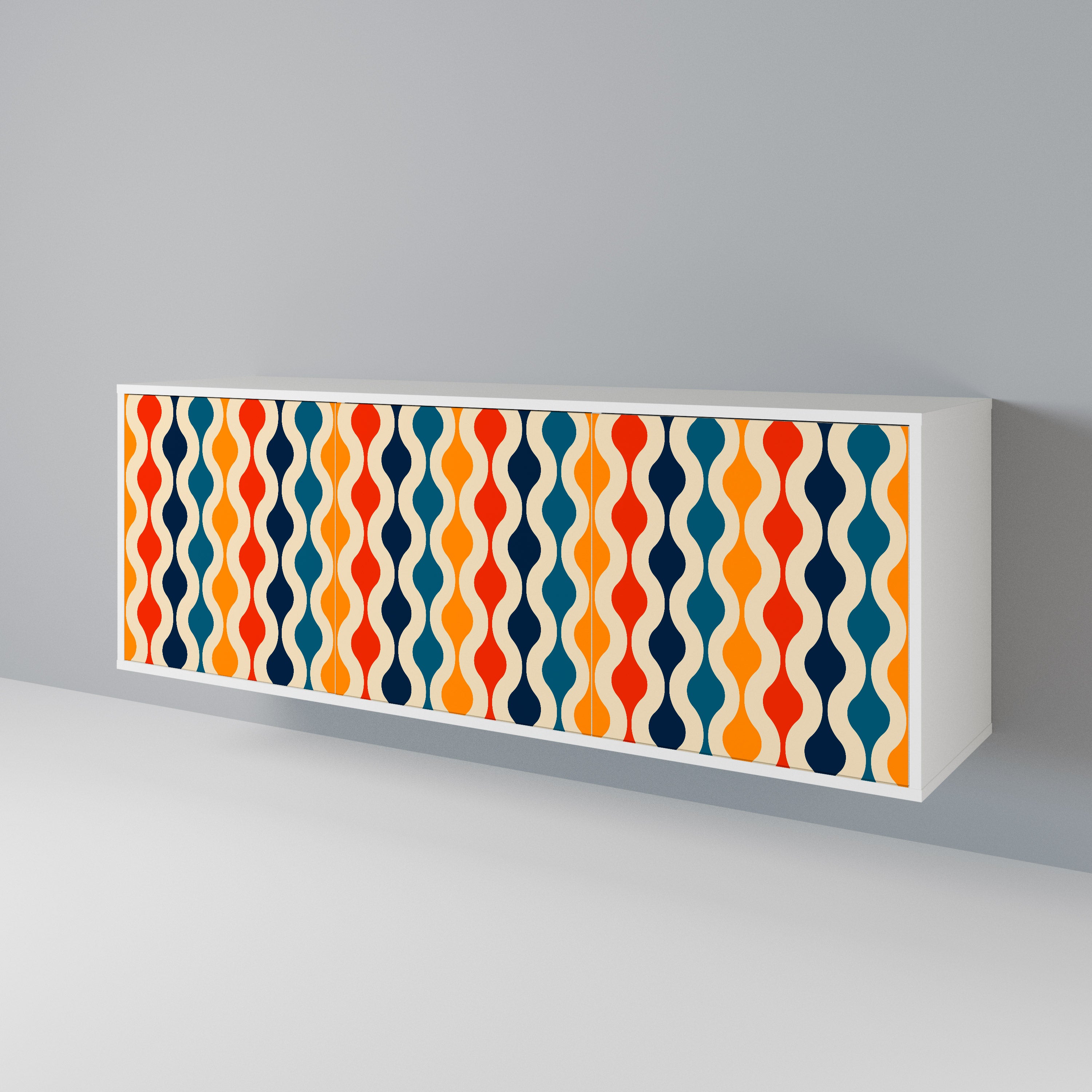 COLORFUL NOSTALGIA 3-Door Sideboard