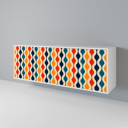 COLORFUL NOSTALGIA 3-türiges Sideboard