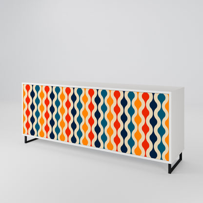 COLORFUL NOSTALGIA 3-türiges Sideboard