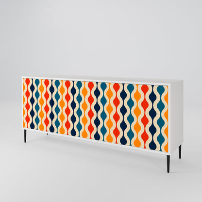COLORFUL NOSTALGIA 3-türiges Sideboard