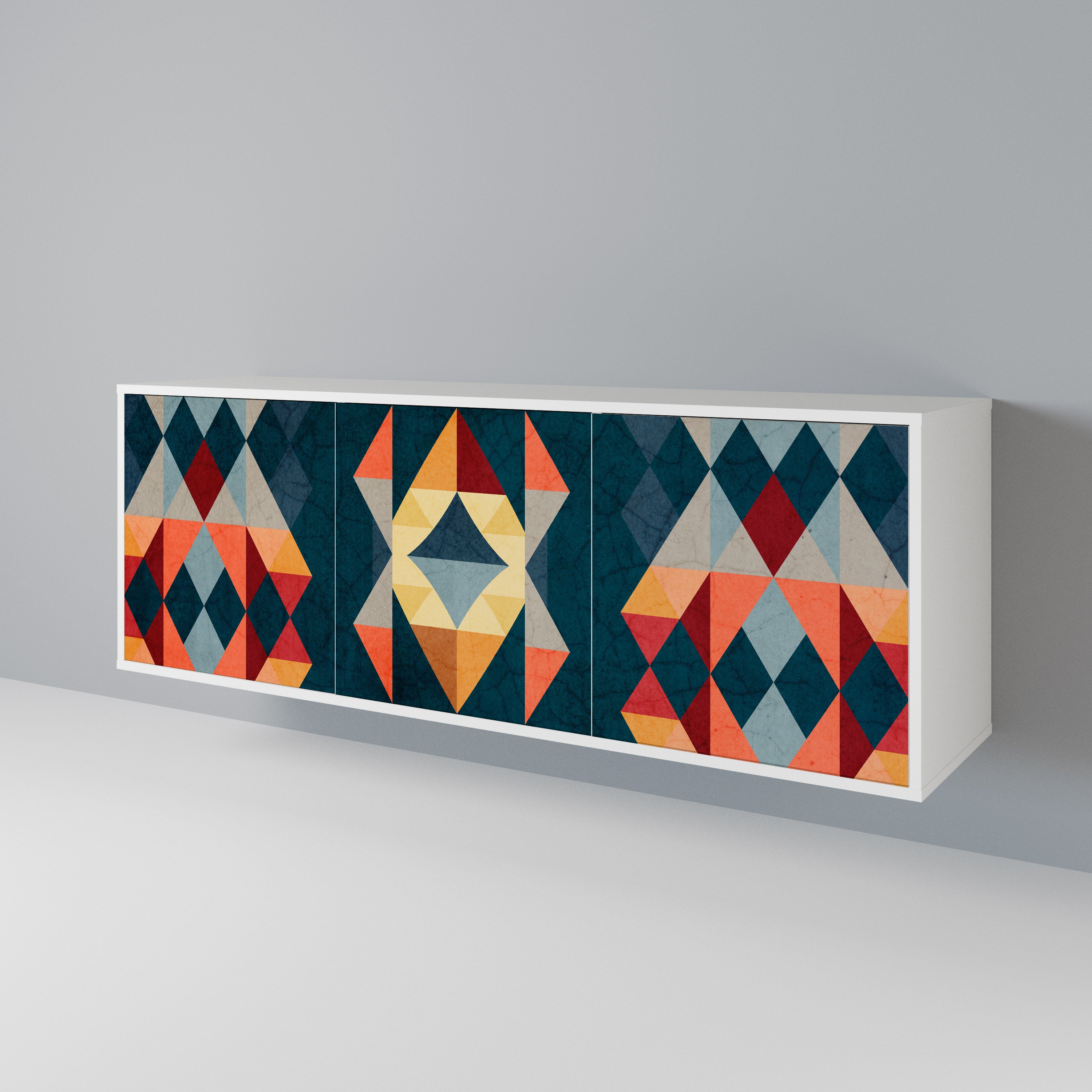 CRACKED ILLUSION 3-Door Sideboard