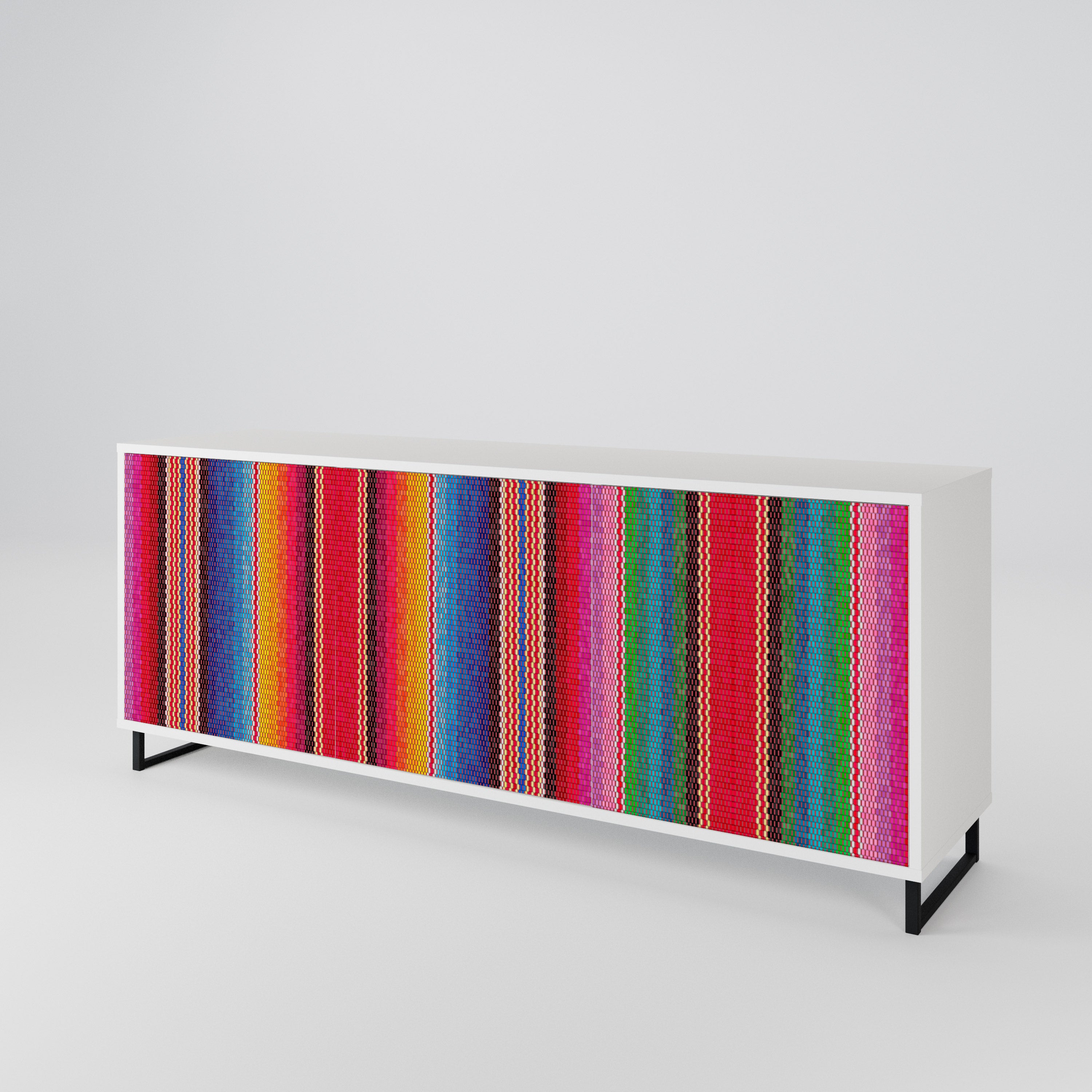 ETHNIC MEXICAN 3-Door Sideboard