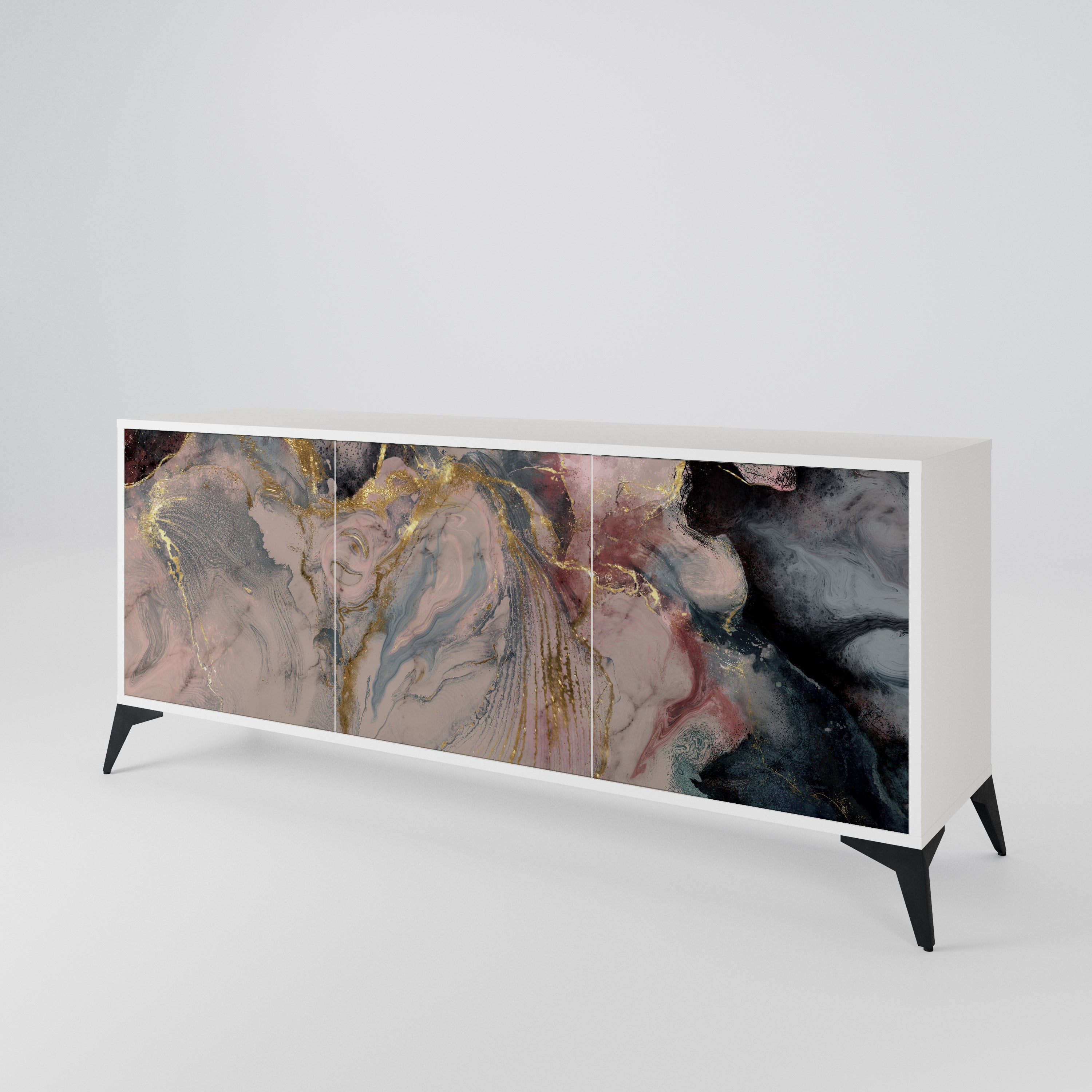 GILDED SWIRLS 3-türiges Sideboard