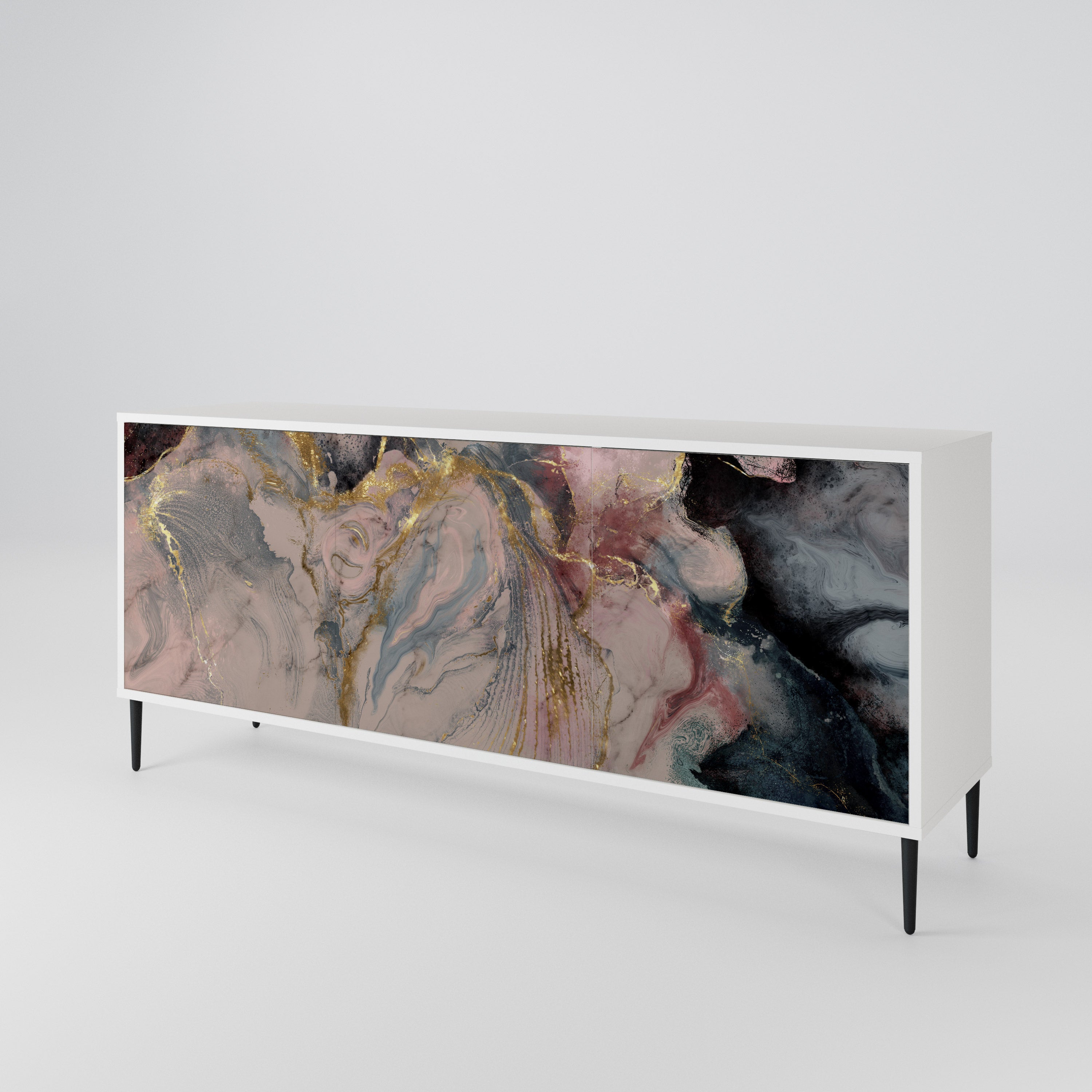GILDED SWIRLS 3-türiges Sideboard