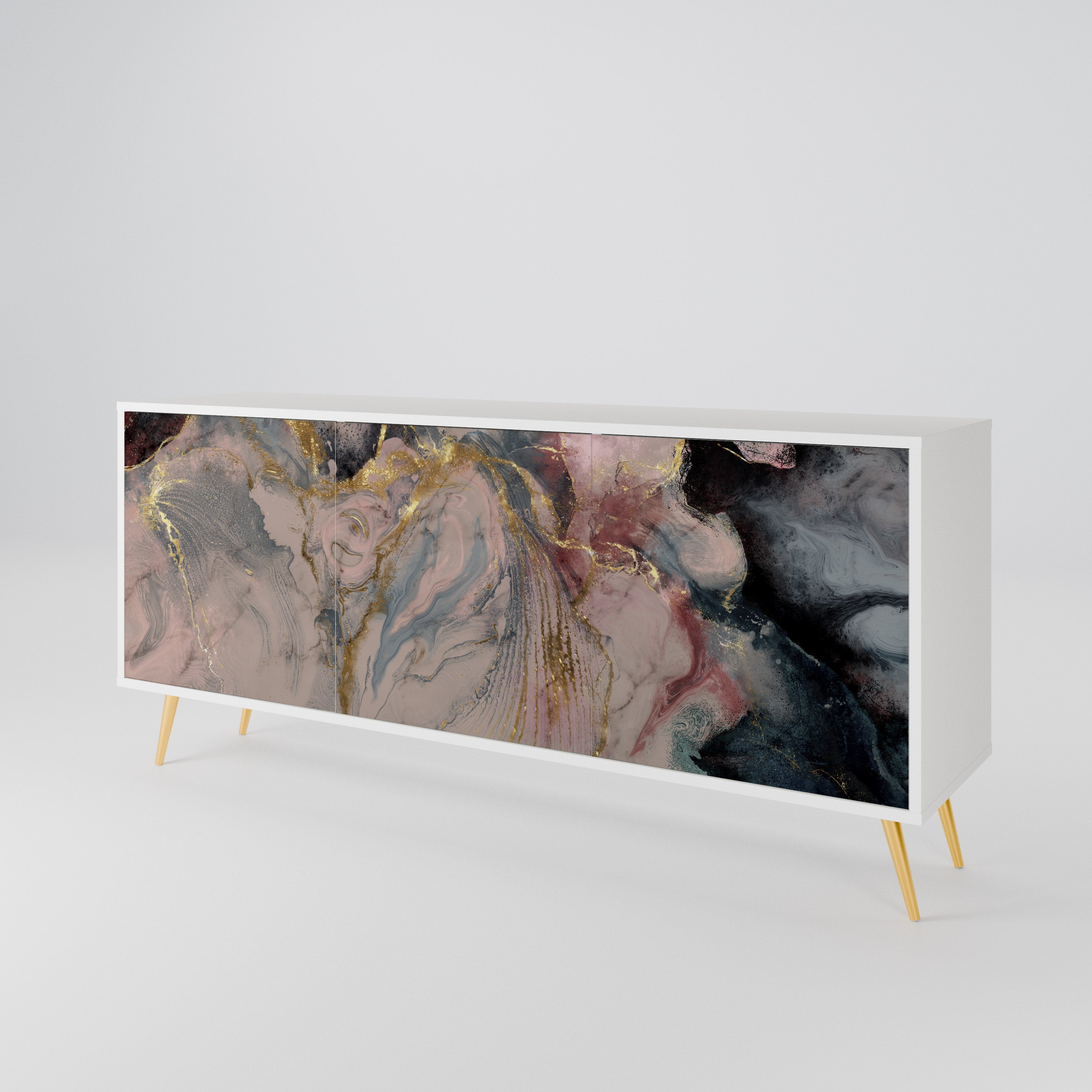 GILDED SWIRLS 3-türiges Sideboard