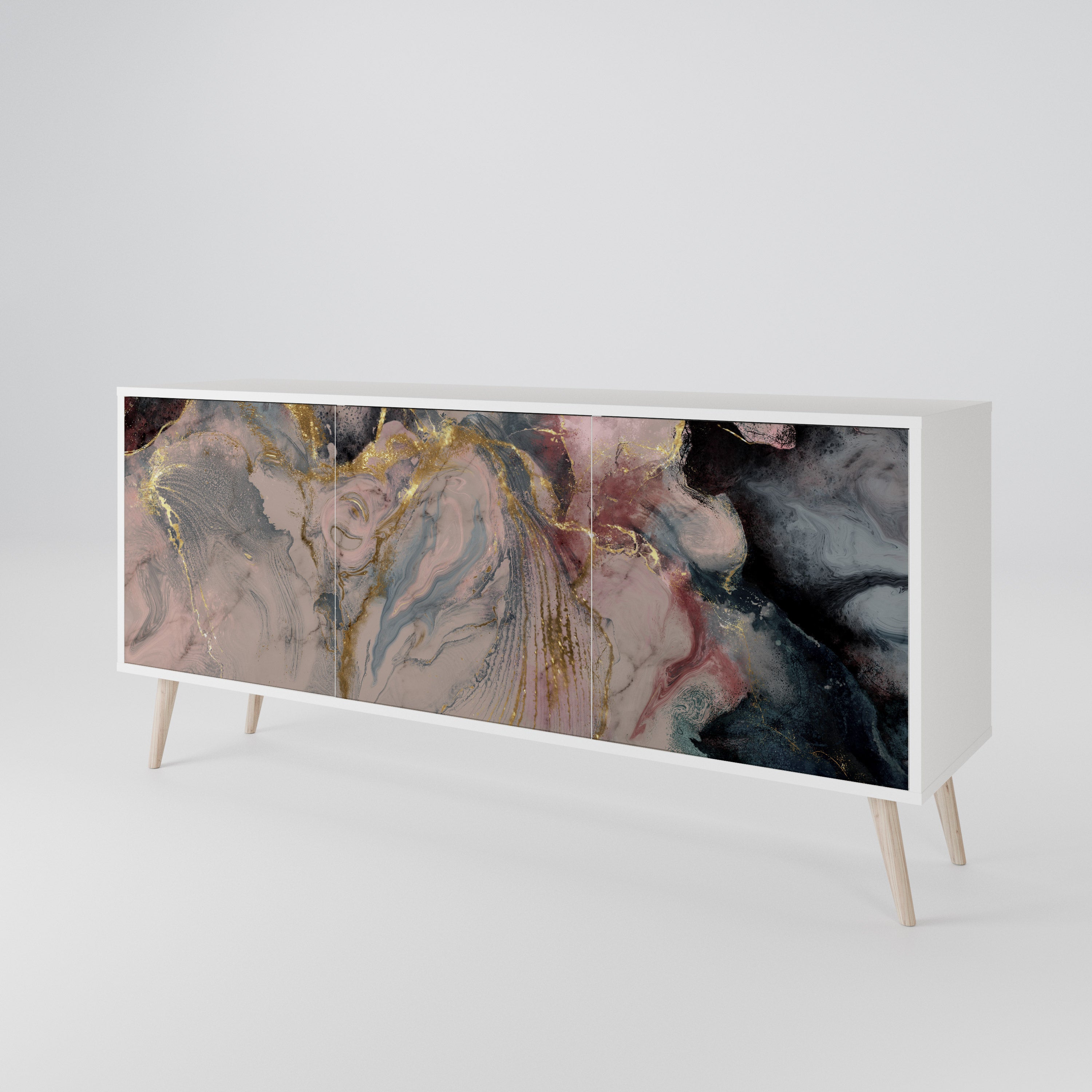 GILDED SWIRLS 3-türiges Sideboard