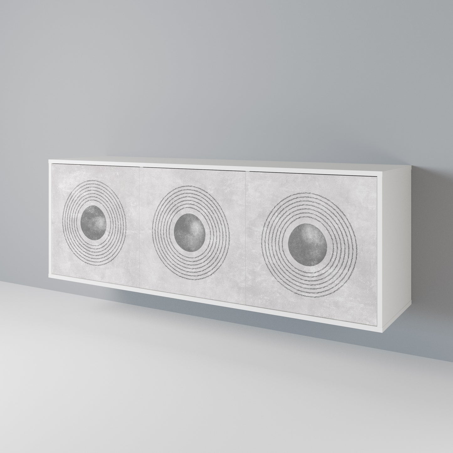 SOLID CIRCLES 3-türiges Sideboard