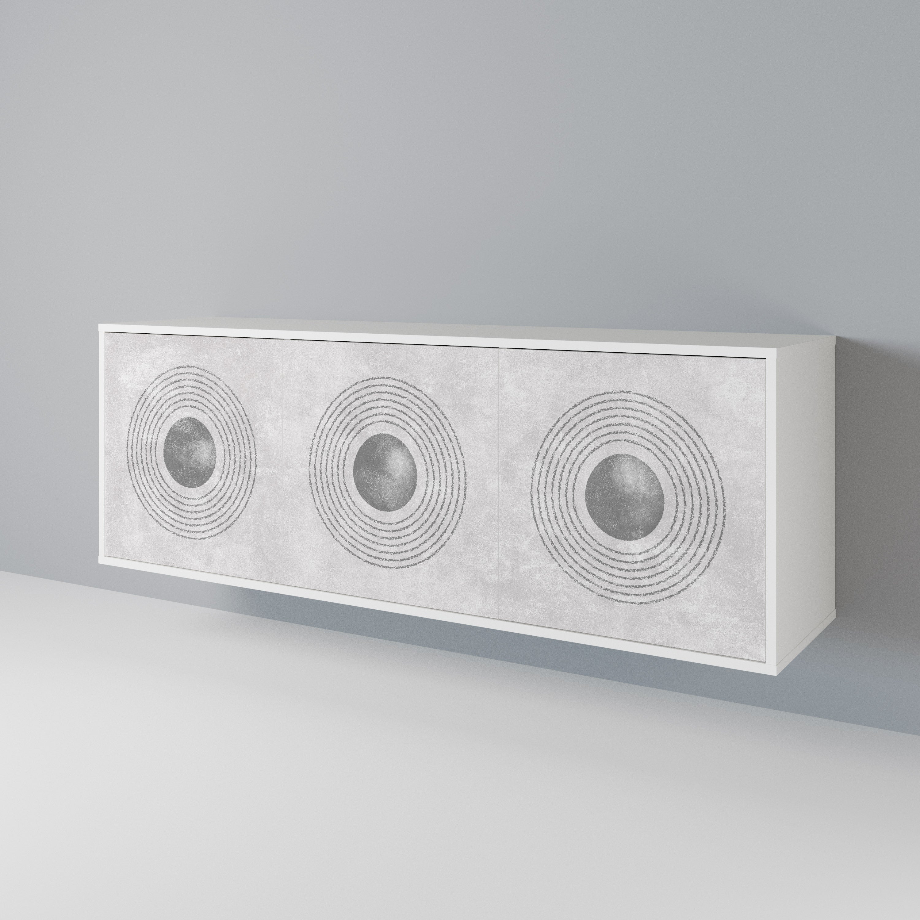 SOLID CIRCLES 3-türiges Sideboard