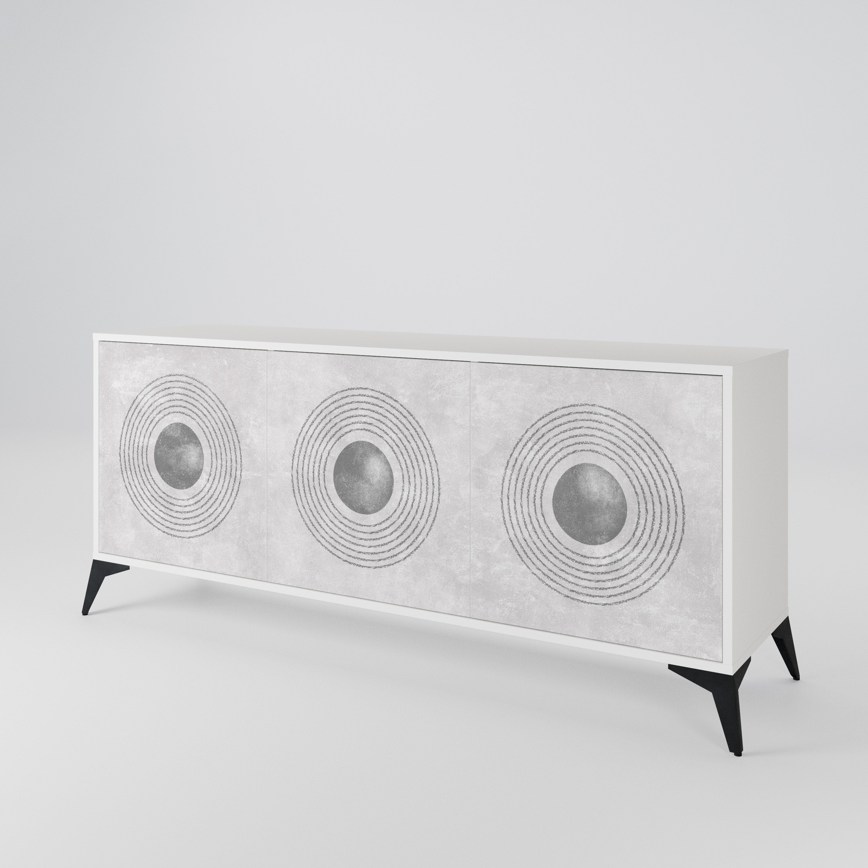 SOLID CIRCLES 3-türiges Sideboard