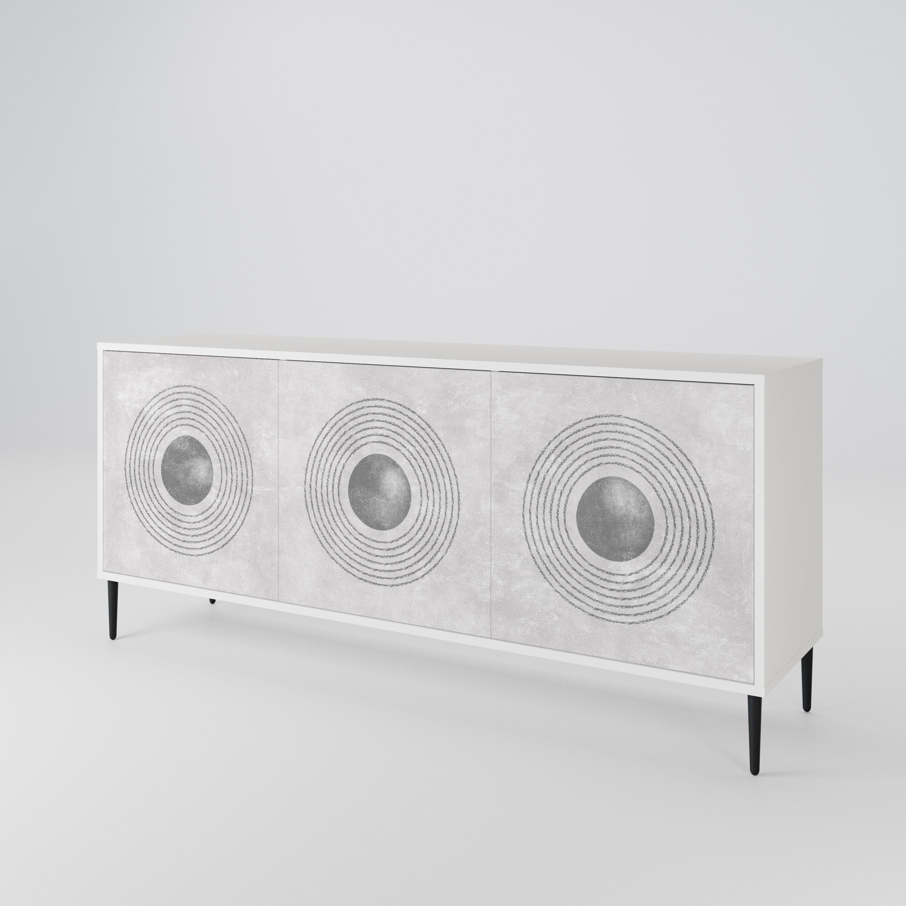 SOLID CIRCLES 3-türiges Sideboard