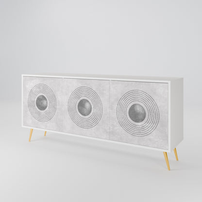 SOLID CIRCLES 3-türiges Sideboard
