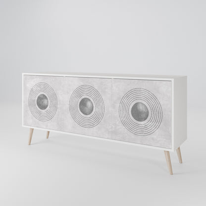 SOLID CIRCLES 3-türiges Sideboard