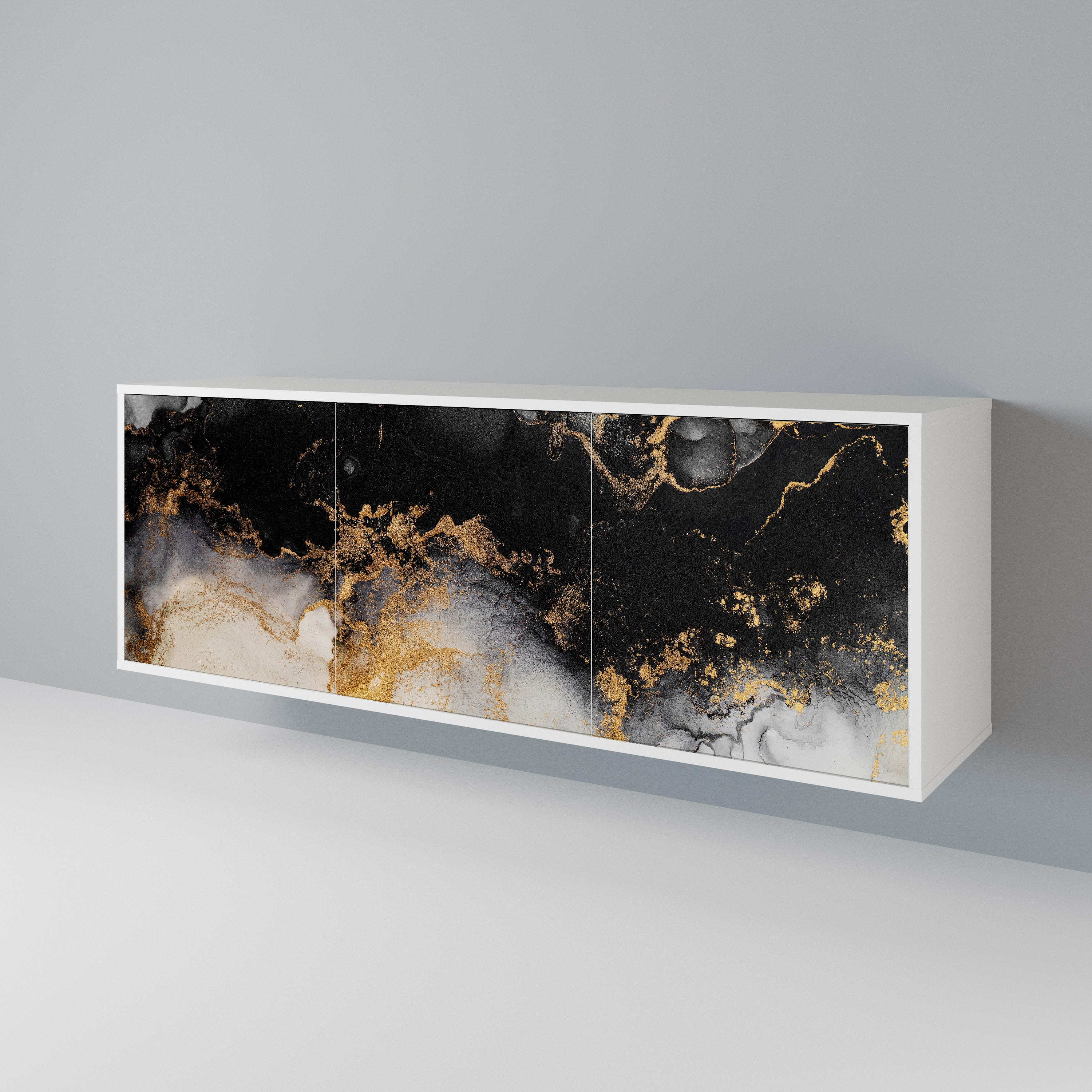 MARBLE OF TOMMORROW 3-türiges Sideboard